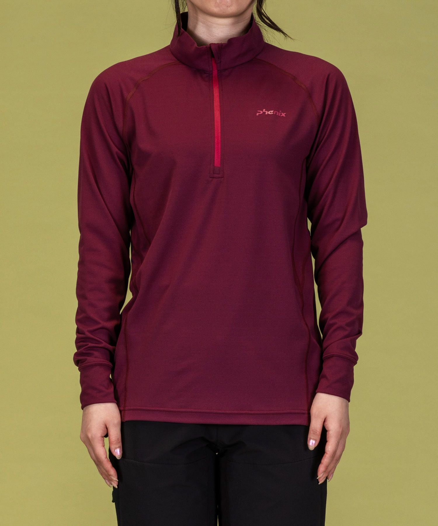 G/FORE ジーフォア　長袖シャツ　ハーフジップ　レディース　速乾　ストレッチ phenix outdoor(フェニックスアウトドア)HALF ZIP LONG SLEEVE T レディースウェア