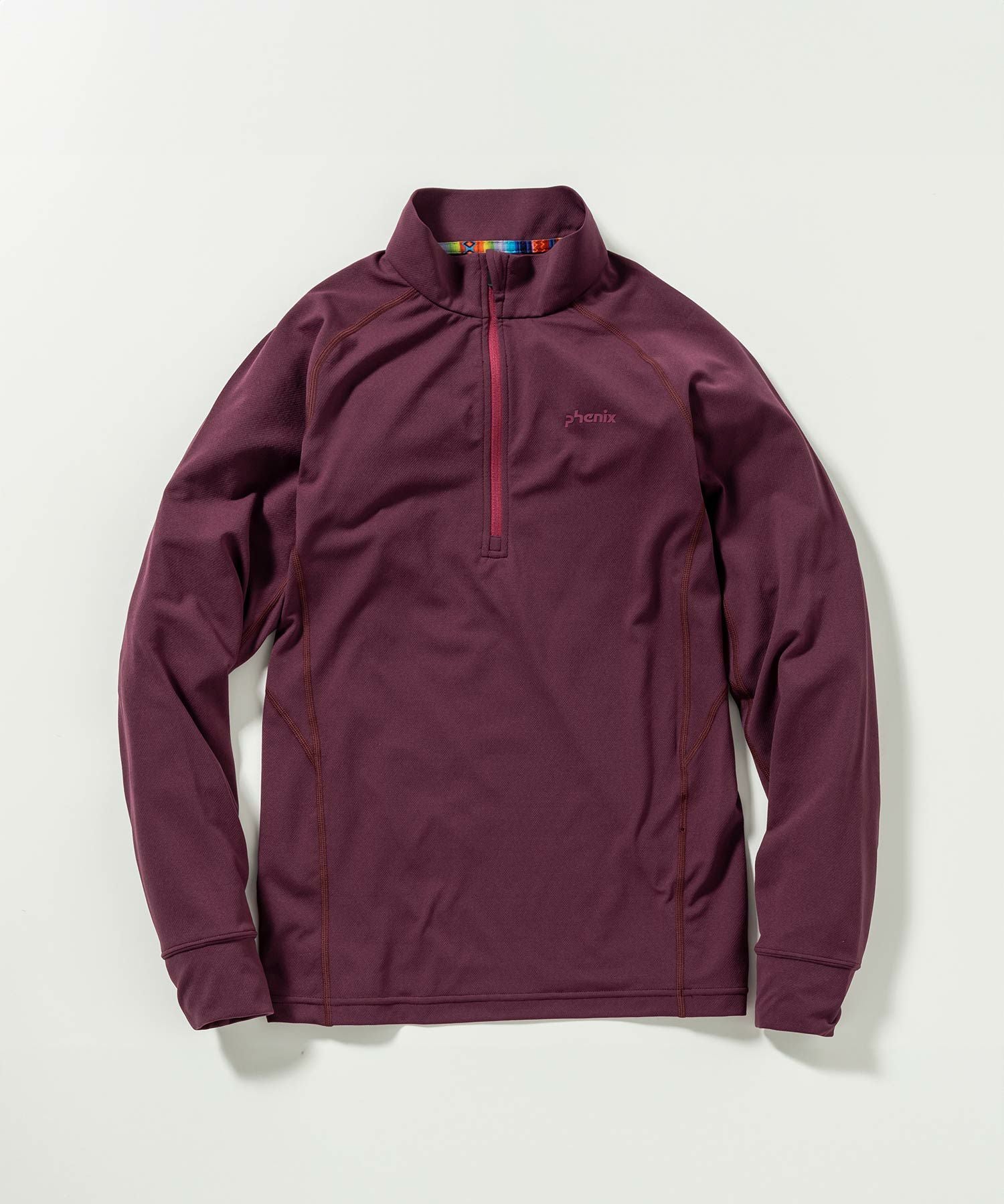 phenix outdoor(フェニックスアウトドア)ハーフジップ長袖Tシャツ