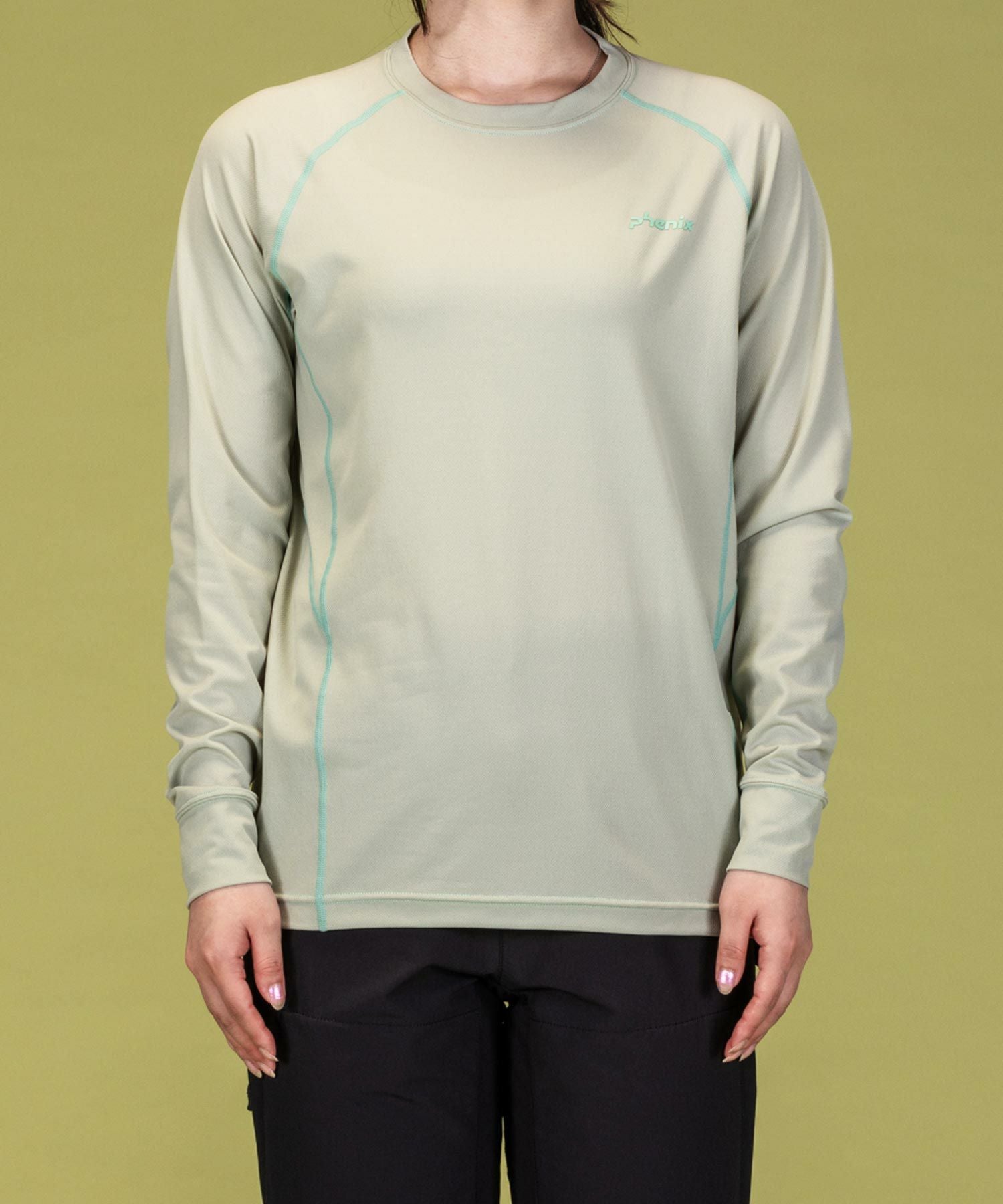phenix outdoor(フェニックスアウトドア)クルーネック長袖Tシャツ
