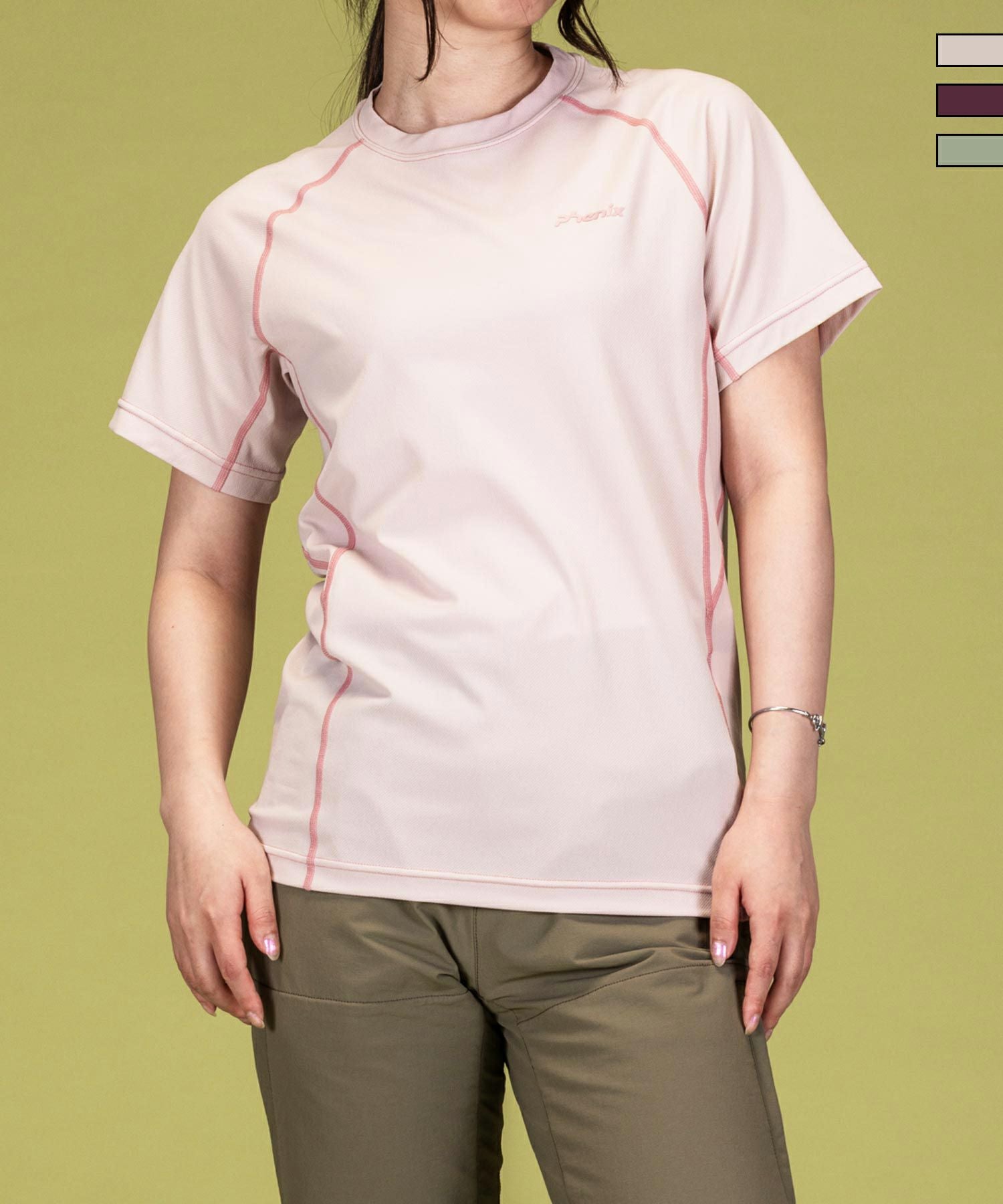 phenix outdoor(フェニックスアウトドア)クルーネック半袖Tシャツ