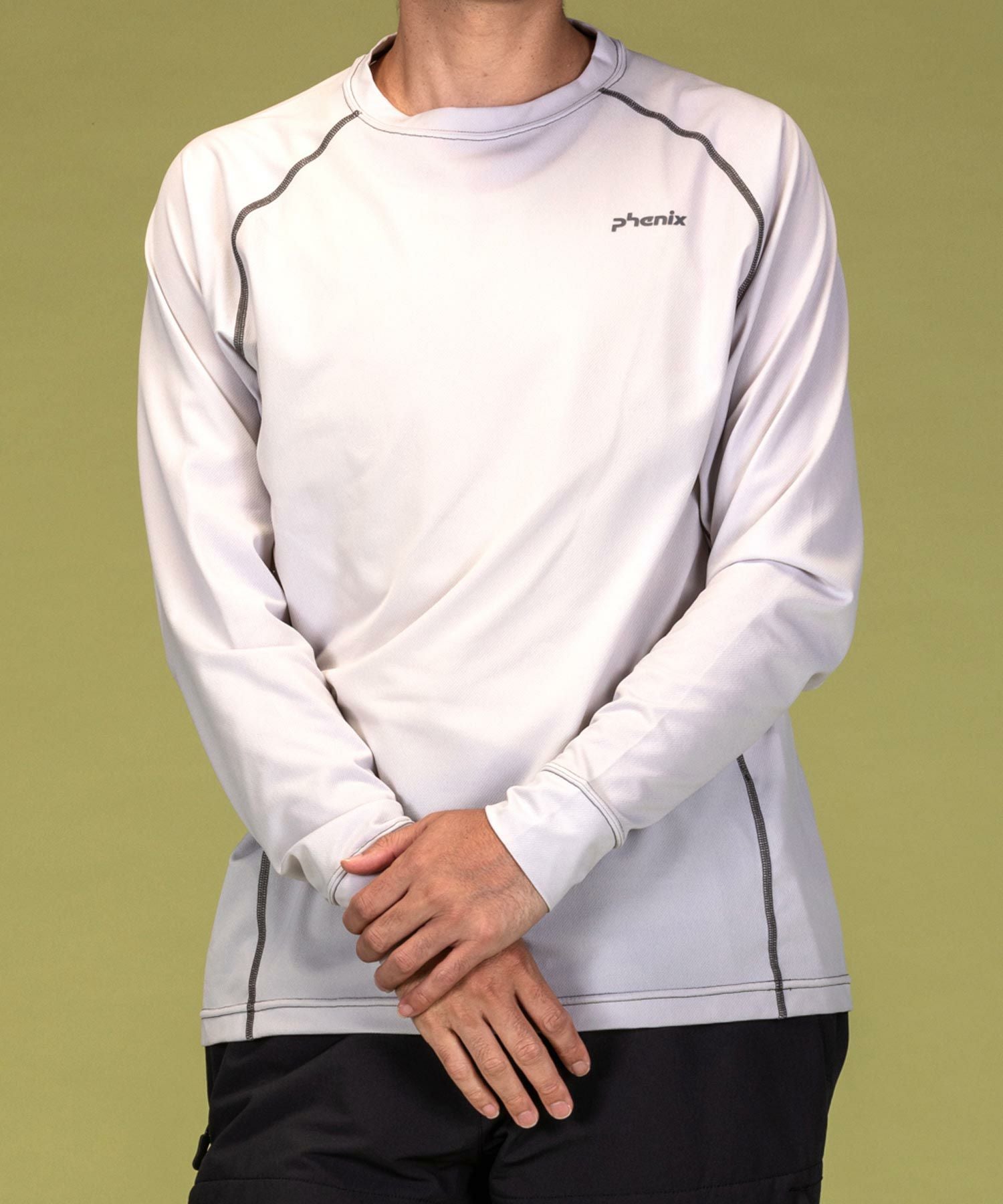 phenix outdoor(フェニックスアウトドア)クルーネック長袖Tシャツ 