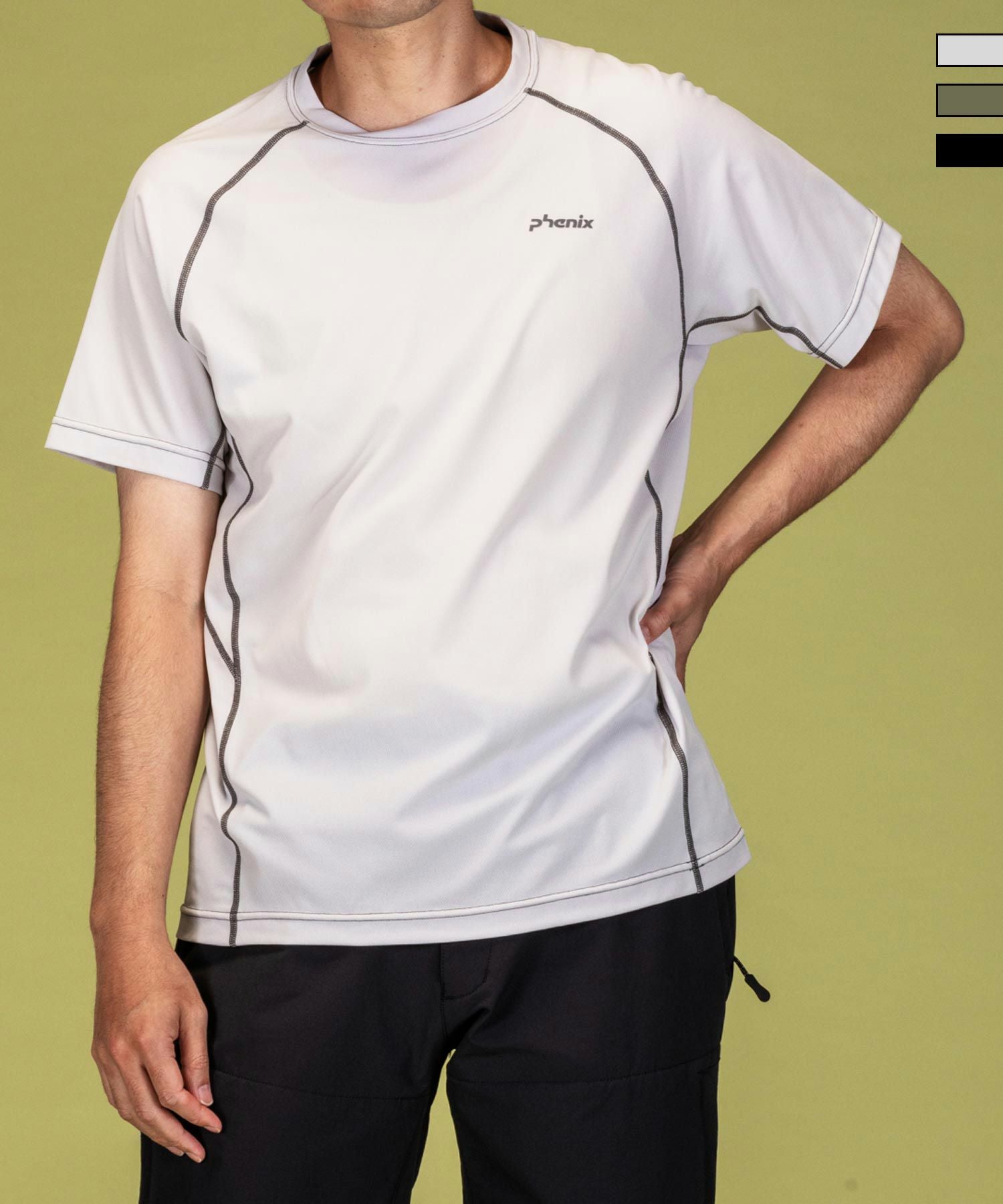 phenix outdoor(フェニックスアウトドア)クルーネック半袖Tシャツ