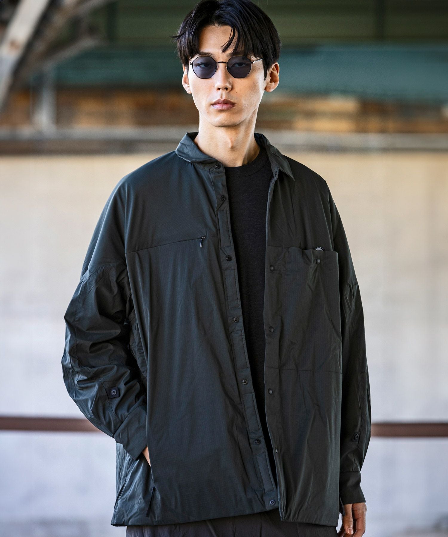 alk phenix(アルク フェニックス) ロングスリーブシャツ 中綿入り