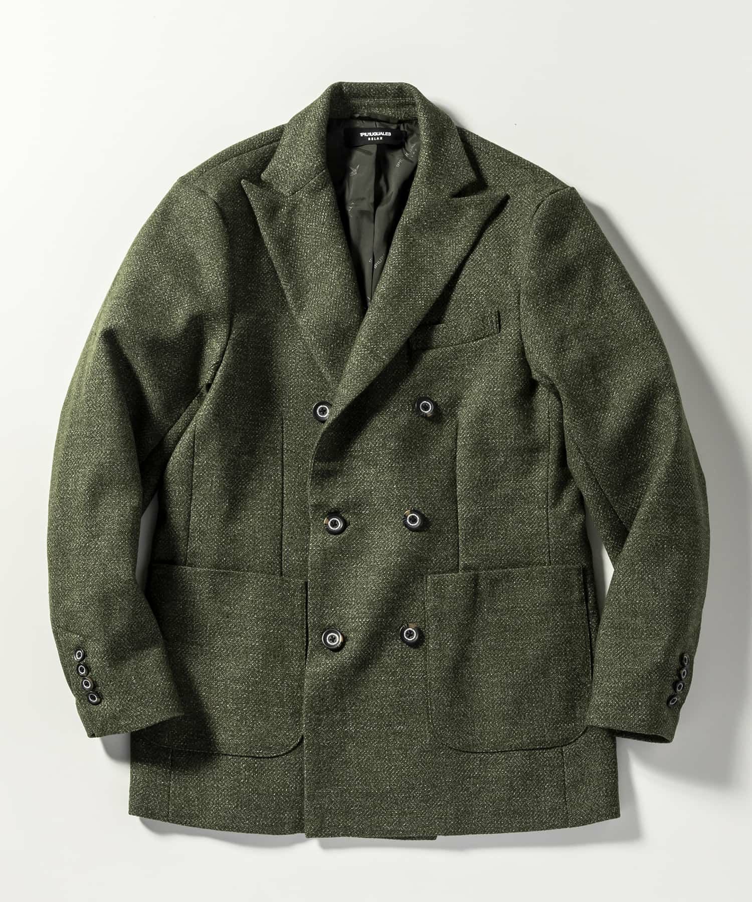 極美品 24AW ウノピゥウノウグァーレトレ クラシックダブルジャケット M 1PIU1UGUALE3 RELAX(ウノピゥウノウグァーレトレ リラックス