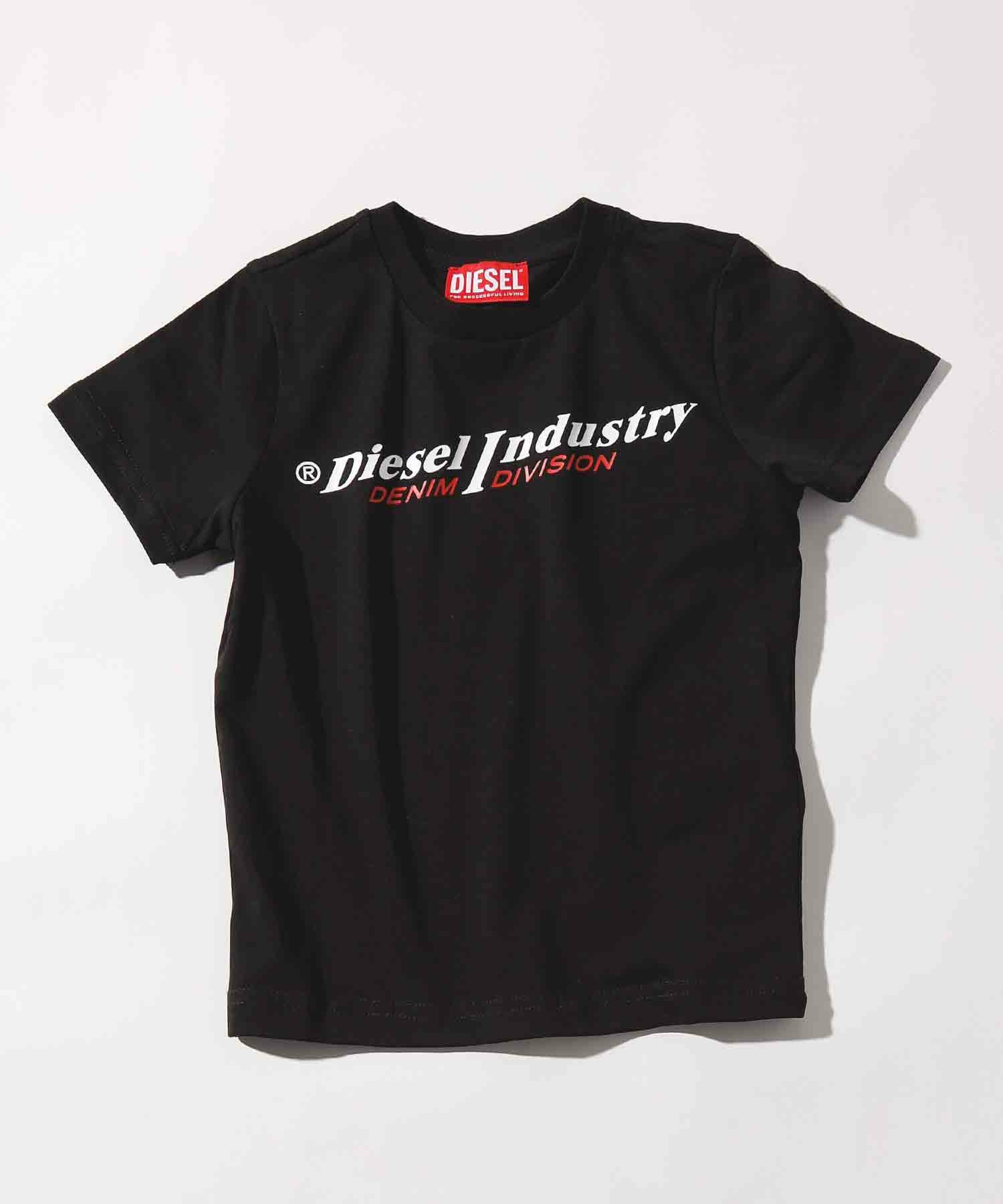 DIESEL 半袖Tシャツ イエロー/ブラウン グラフィック DIESEL（ディーゼル） 半袖Tシャツ メンズ T-WASH-POFF DIESEL
