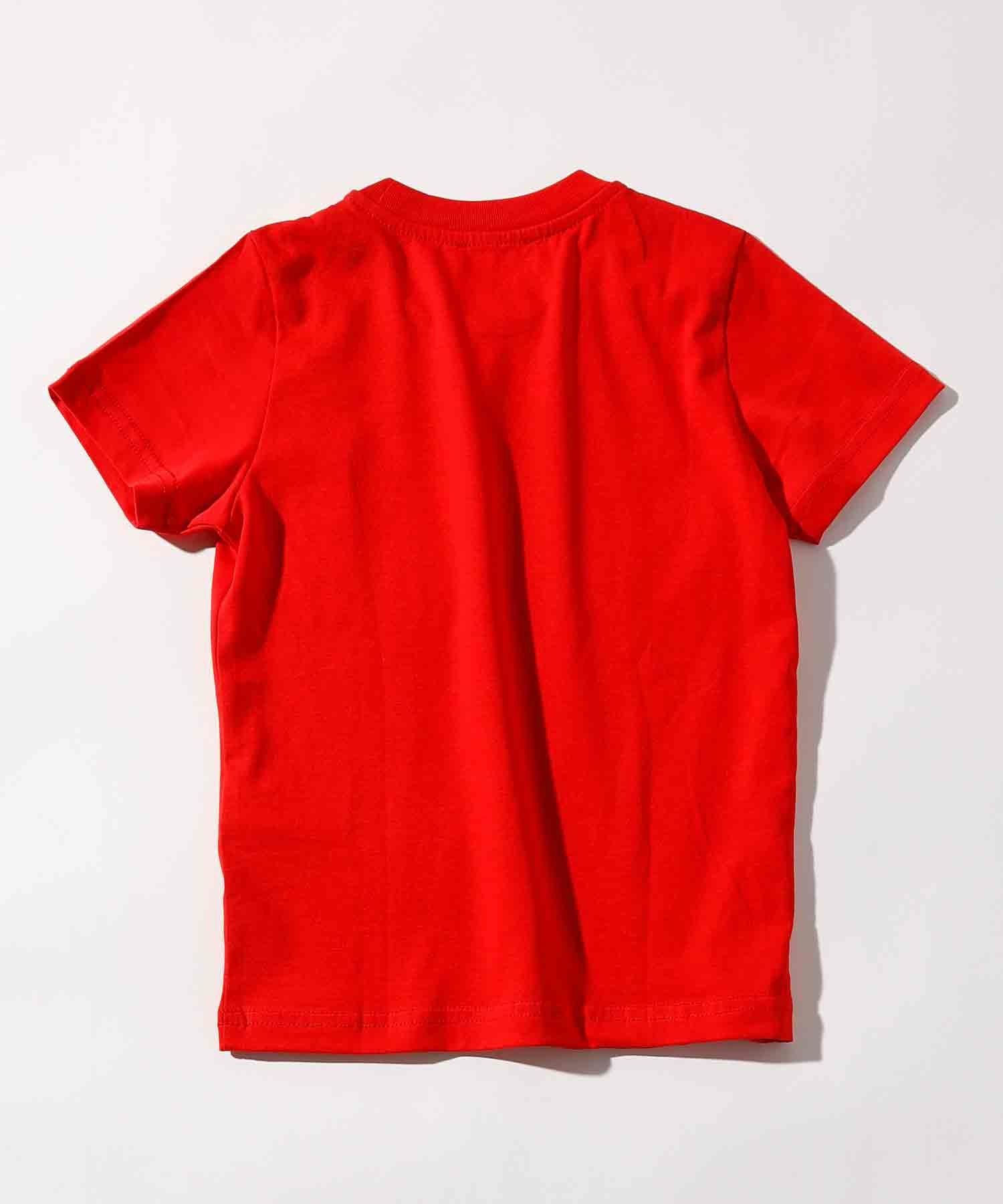 DIESEL kids 赤Tシャツ　ショートパンツ　88cm DIESEL(ディーゼル)Kids & Junior ワンポイントブランドロゴ半袖T