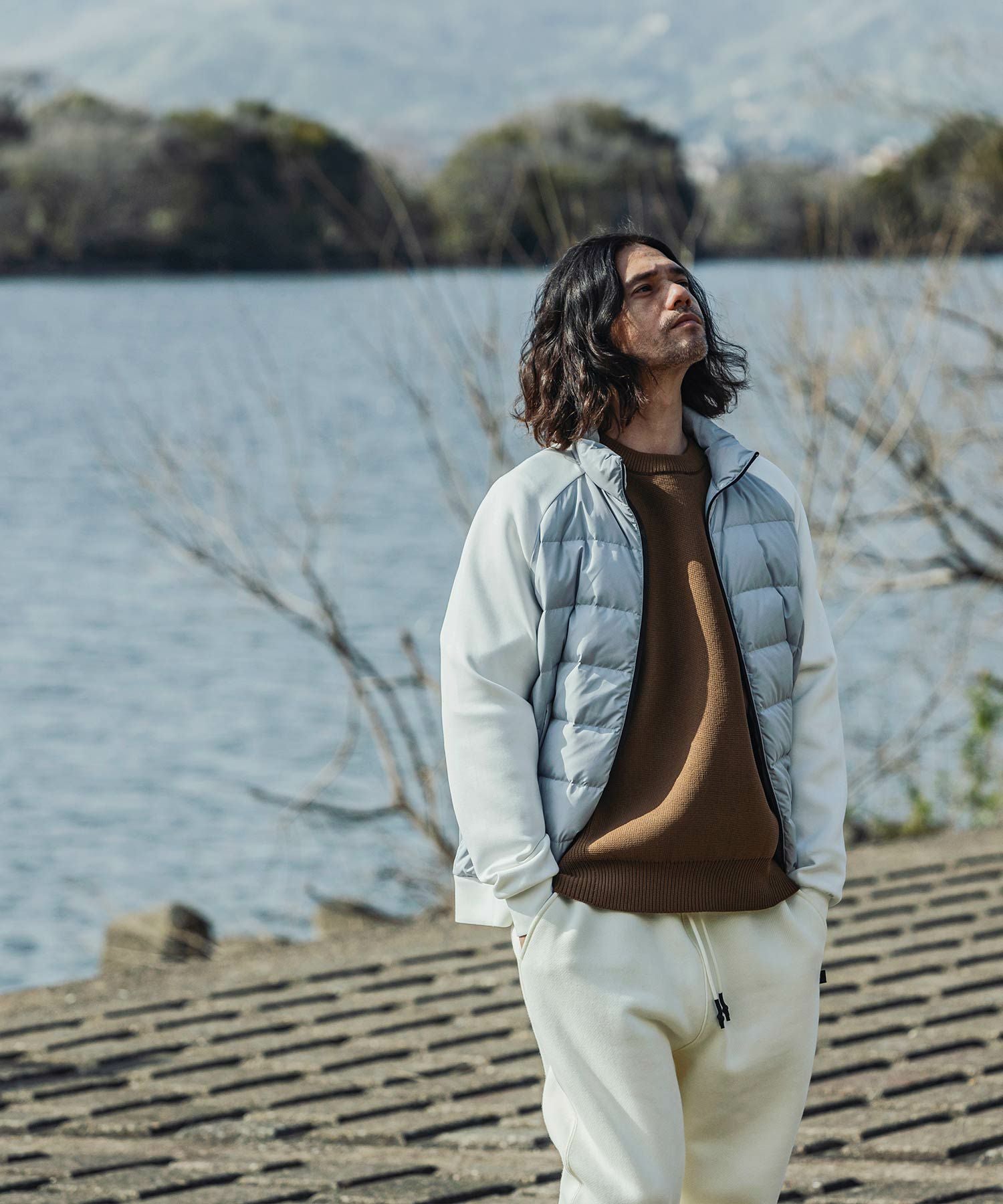 phenix(プラスフェニックス)HYBRID KNITTED LONG SLEEVE PULL OVER