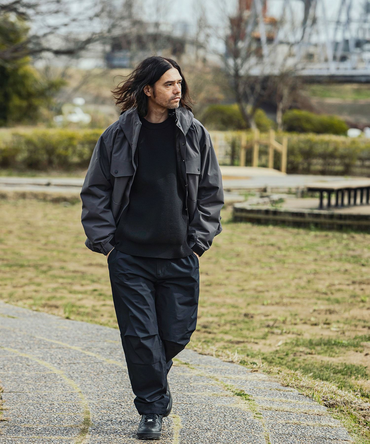 phenix(プラスフェニックス)HYBRID KNITTED LONG SLEEVE PULL OVER