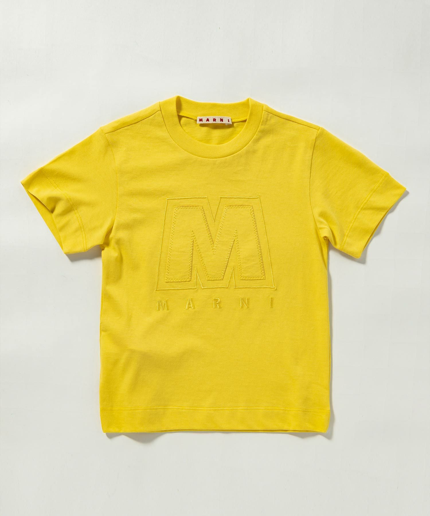 MARNI(マル二)Kids & Junior ブランドロゴ半袖Tシャツカットソー