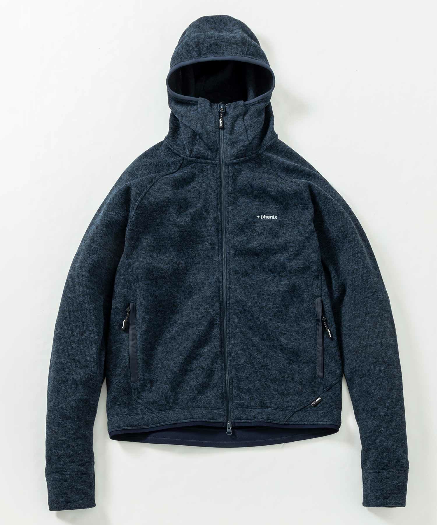 phenix(プラスフェニックス)MELANGE FLEECE ZIP UP HOODY メランジ