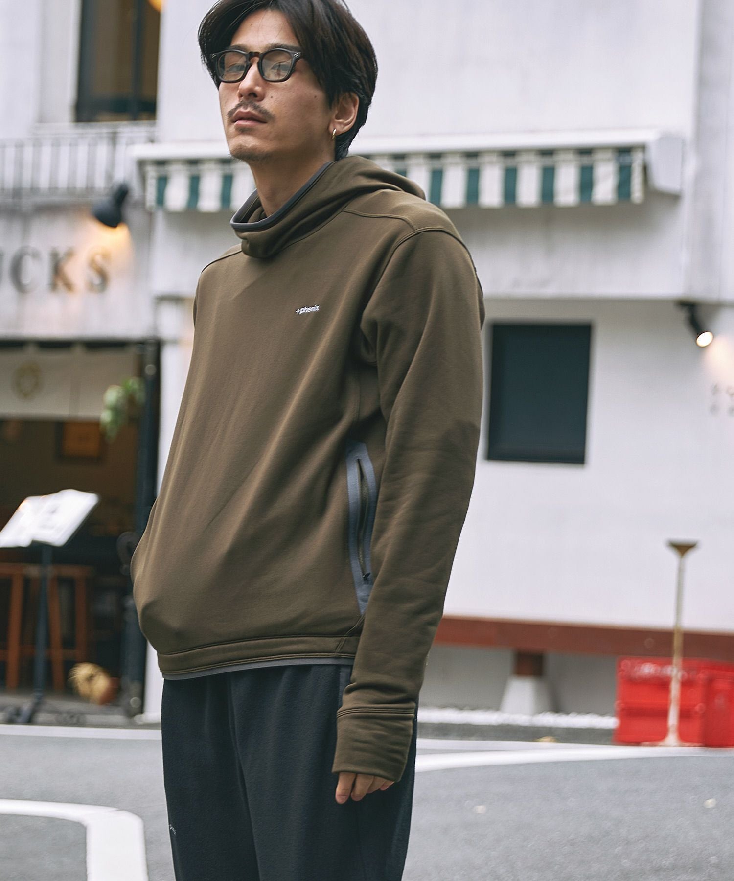 phenix(プラスフェニックス)POWER STRETCH PULL OVER HOODY パワー
