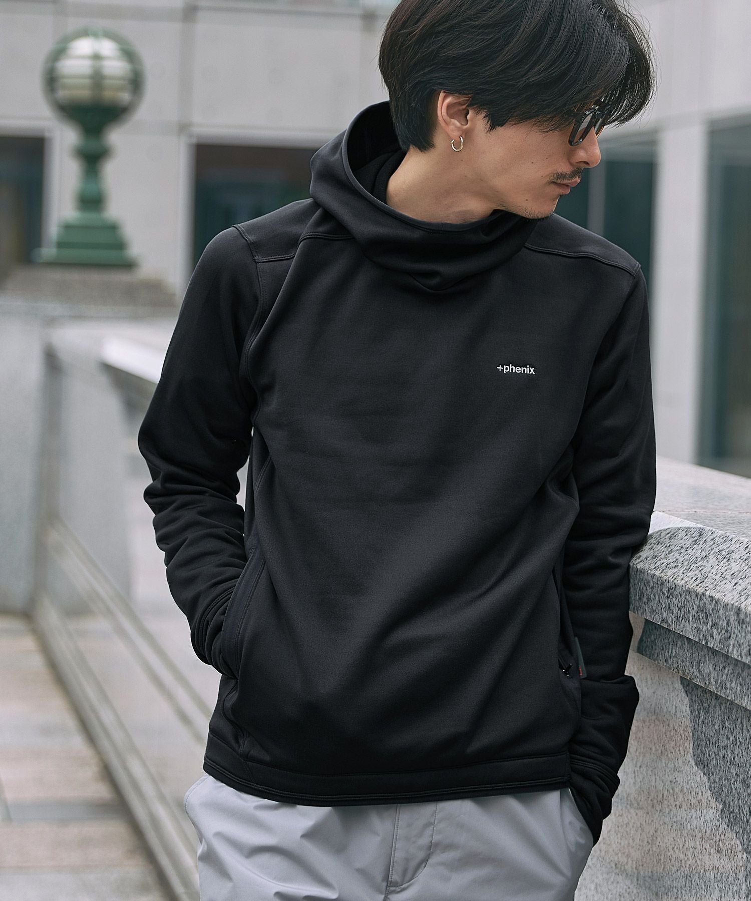 PWA フーディ パーカー\" Energy \" phenix(プラスフェニックス)POWER STRETCH PULL OVER HOODY パワー