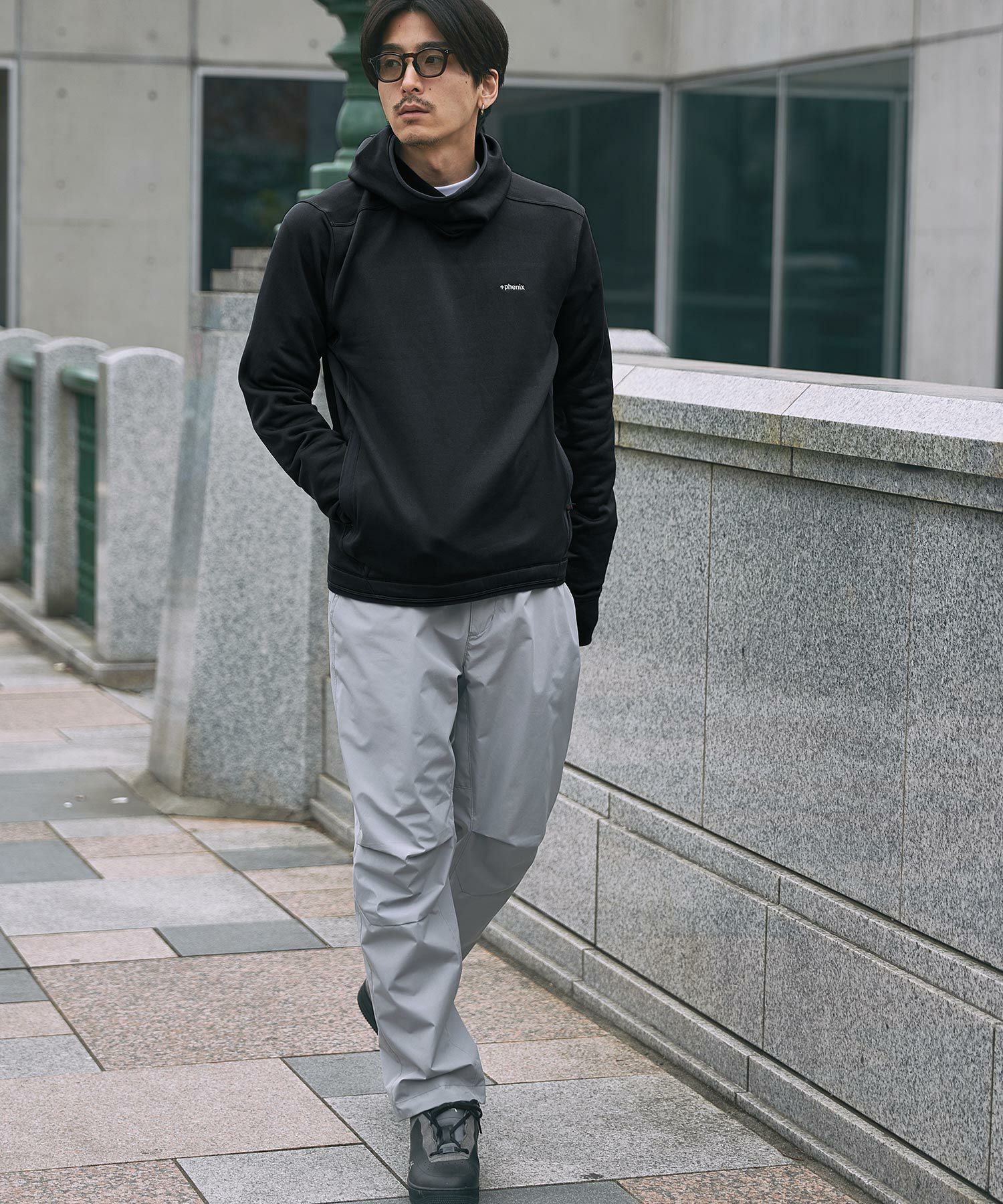 phenix(プラスフェニックス)POWER STRETCH PULL OVER HOODY パワー