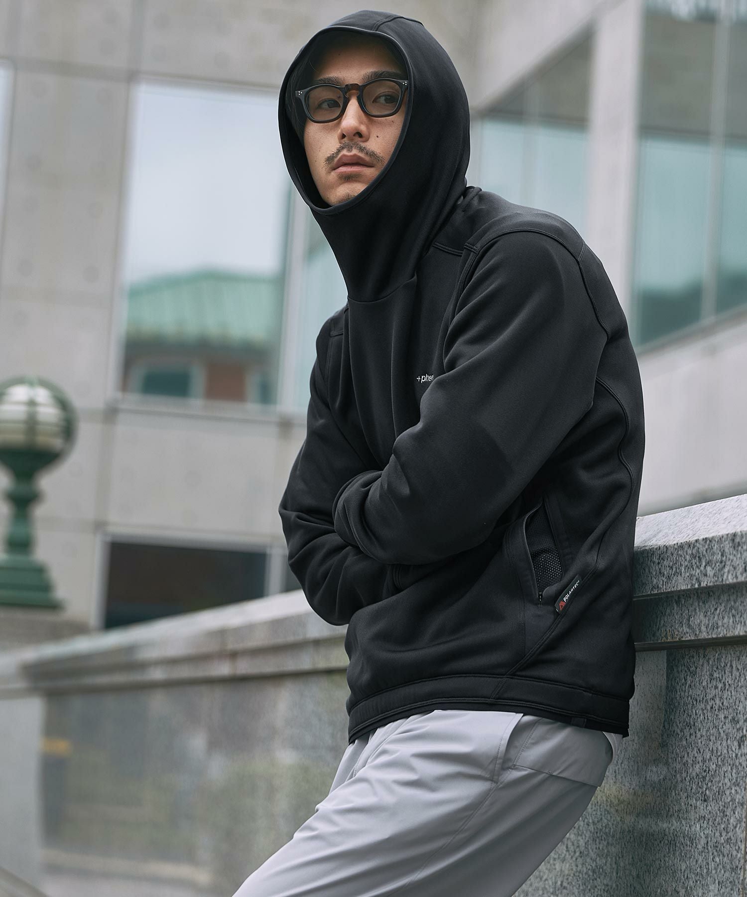 PWA フーディ パーカー\" Energy \" phenix(プラスフェニックス)POWER STRETCH PULL OVER HOODY パワー