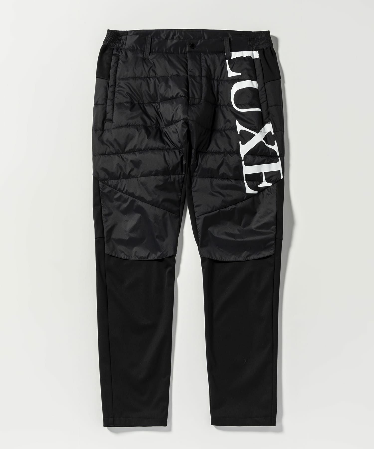 KITH ナイロンパンツ ブラック L 美品 LUXEAKMPLUS(リュクスエイケイエムプラス)ゴルフ 軽量ナイロンロング