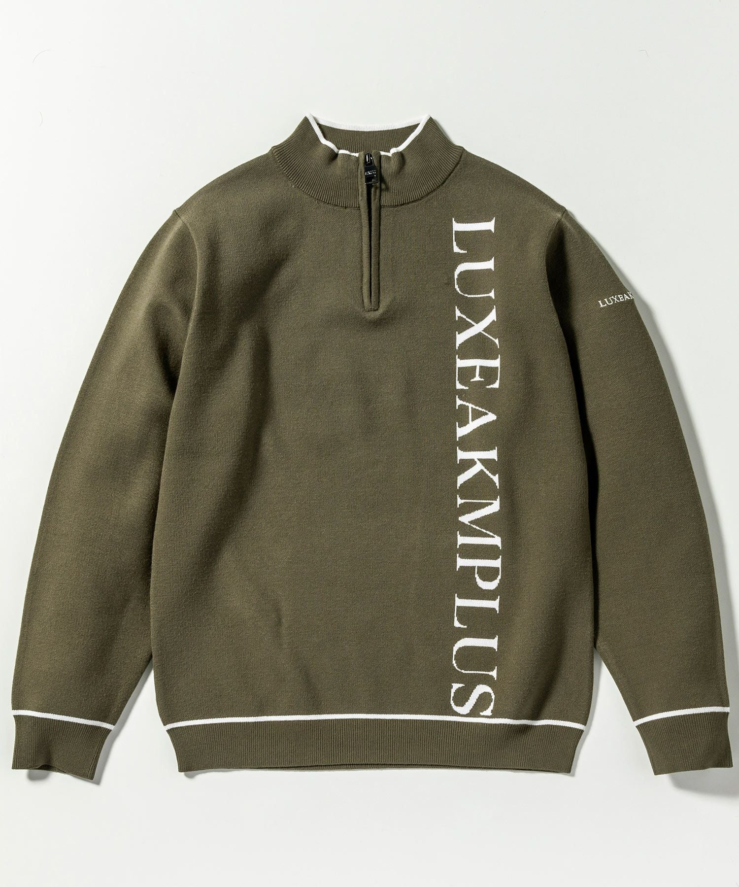 LUXEAKMPLUS(リュクスエイケイエムプラス)ゴルフ ロゴハーフジップ