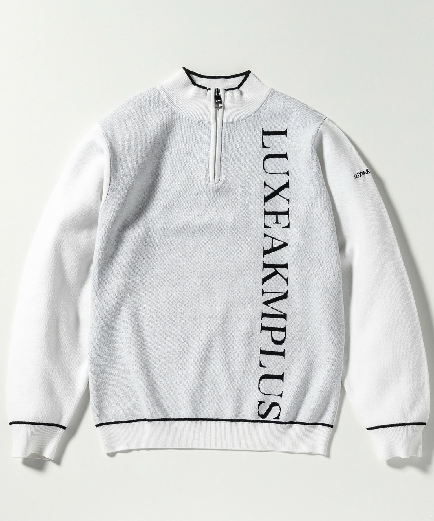 LUXEAKMPLUS(リュクスエイケイエムプラス)ゴルフ ロゴハーフジップ