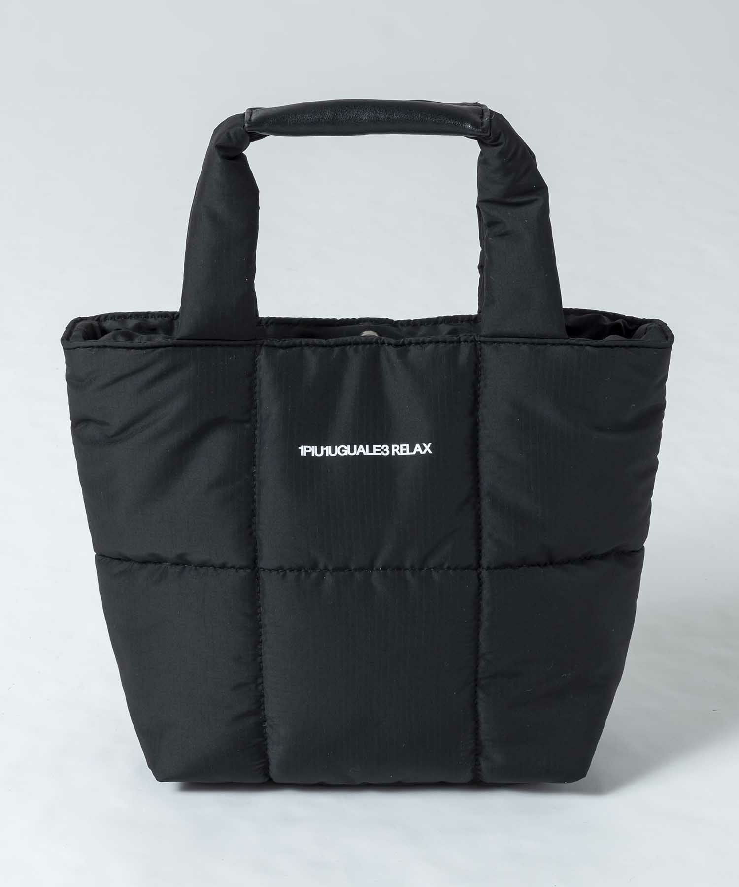 1 piu 1 uguale 3 ブラックトートバッグ 1PIU1UGUALE3 RELAX トートバッグ 「1PIU1UGUALE3 RELAX」別注