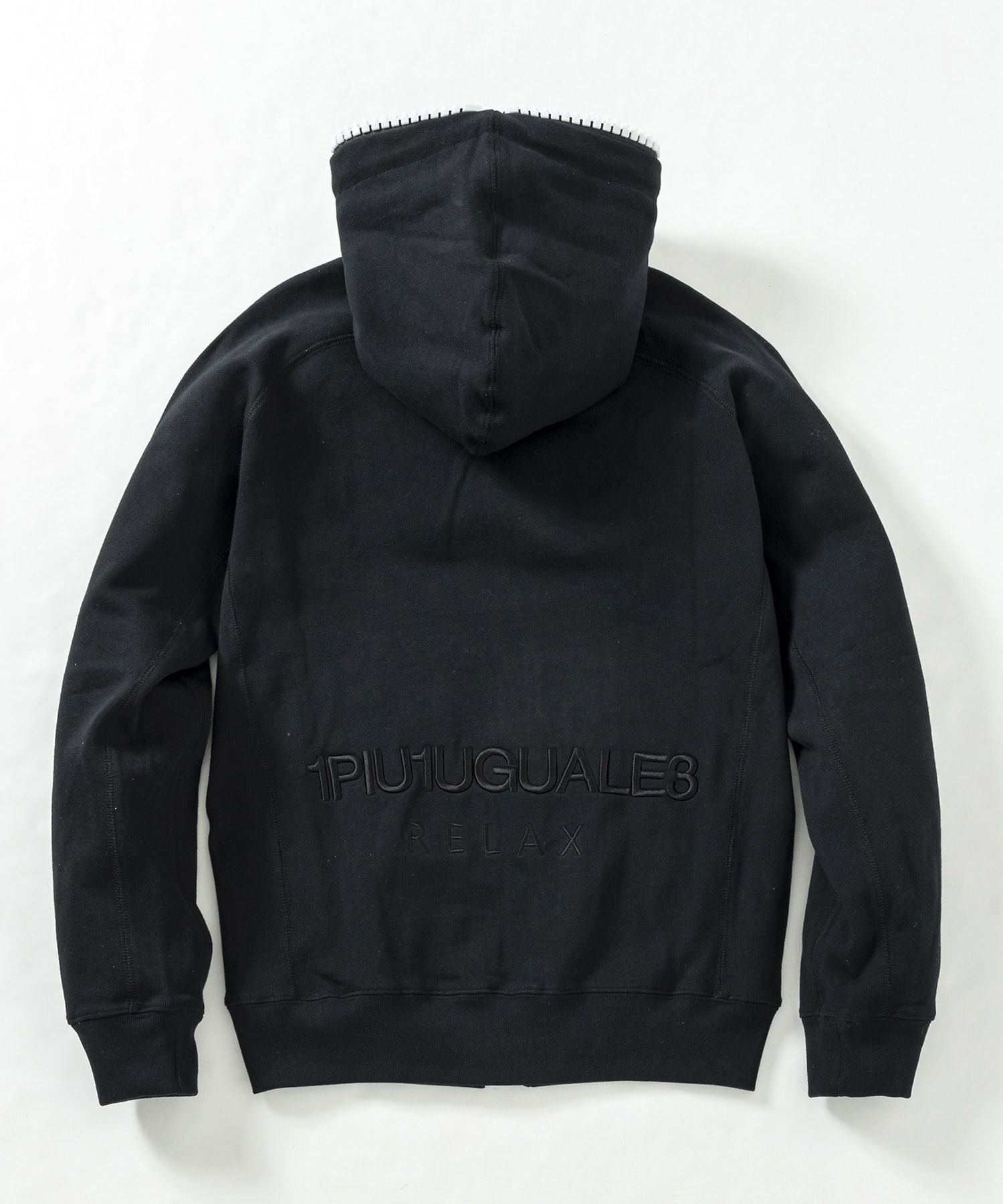 ぽ1PIU1UGUALE3 RELAX ビッグファスナー ジップパーカー beans-webshop_uso-23010