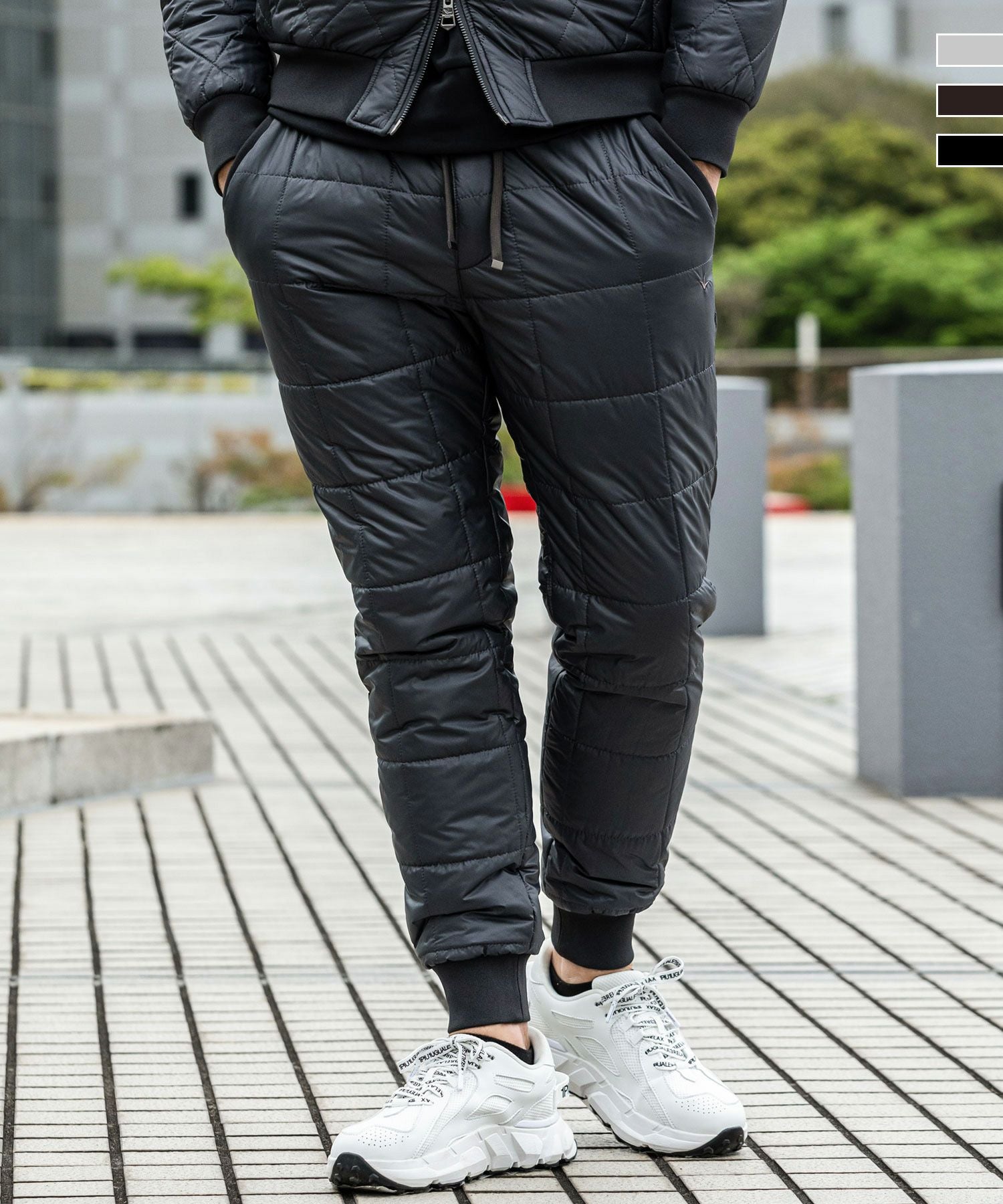 高品質の激安 羊革 ジョガーパンツ リラックス 美品希少XL✨ウノピゥ