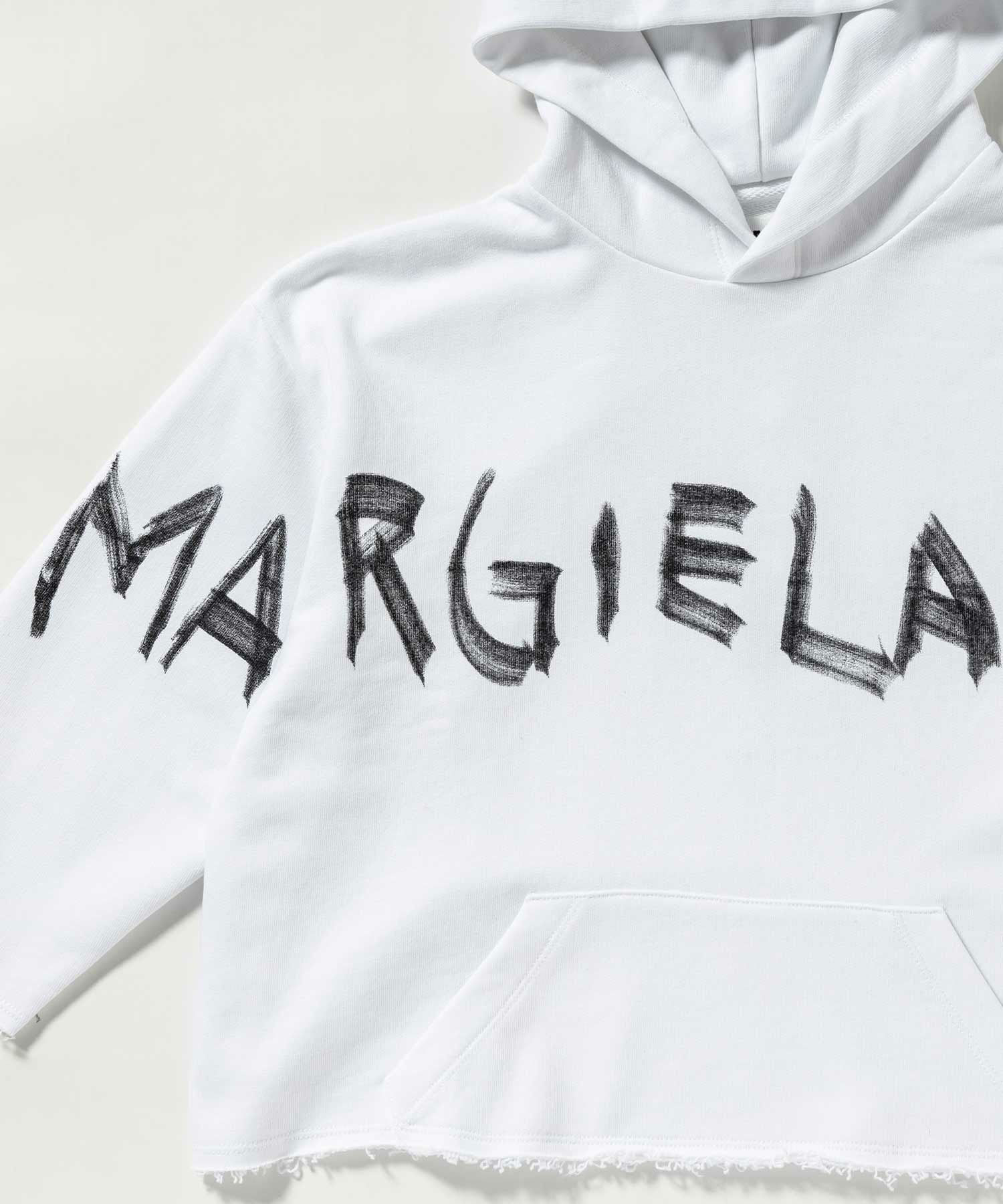 MM6 Maison Margiela ブランドロゴ　デザインパーカーフーディー MM6 Maison Margiela エムエム6 メゾン マルジェラ ブランドロゴ 長袖