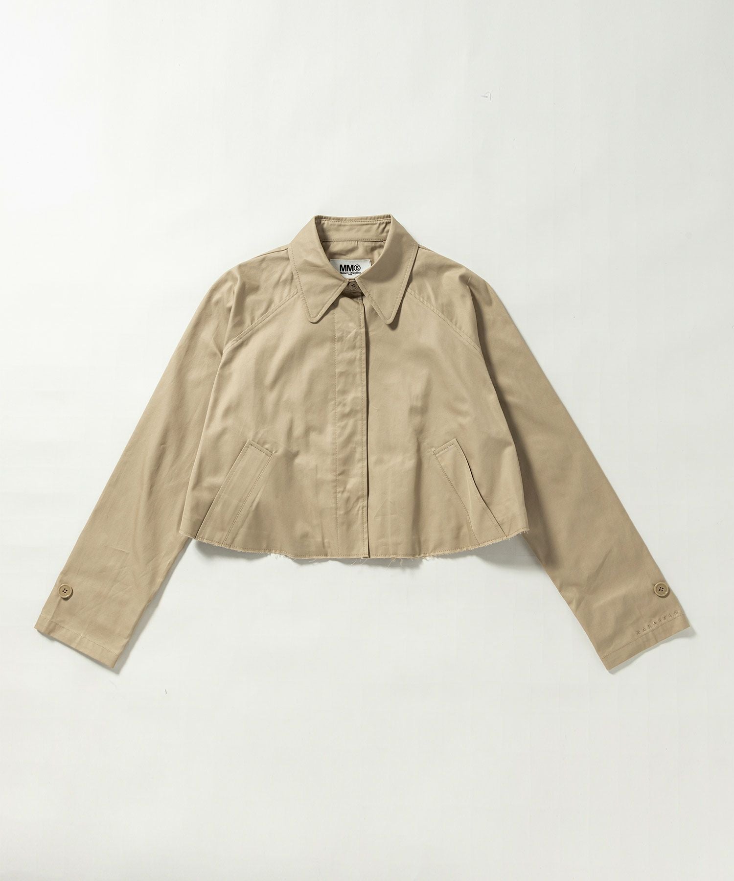 MM6 Maison Margiela ベージュクロップドジャケット大人もOK MM6 Maison Margiela(エムエム6 メゾン マルジェラ) Kids & Junior
