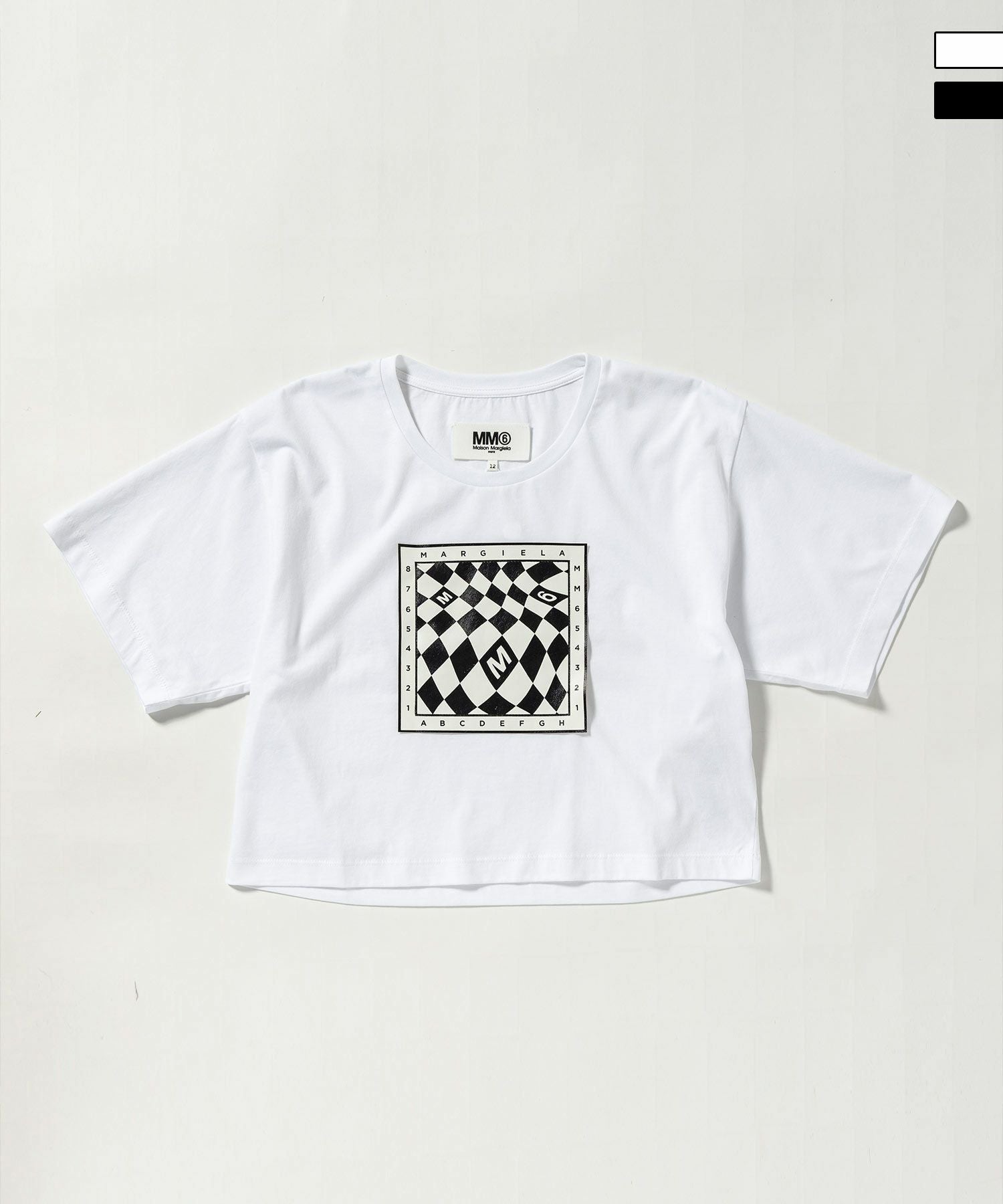 MM6 キッズ Tシャツ 白 ロゴ マルジェラ 14 大人SM相当 MM6 KIDS エムエムシックス メゾンマルジェラ キッズ Tシャツ 【1枚