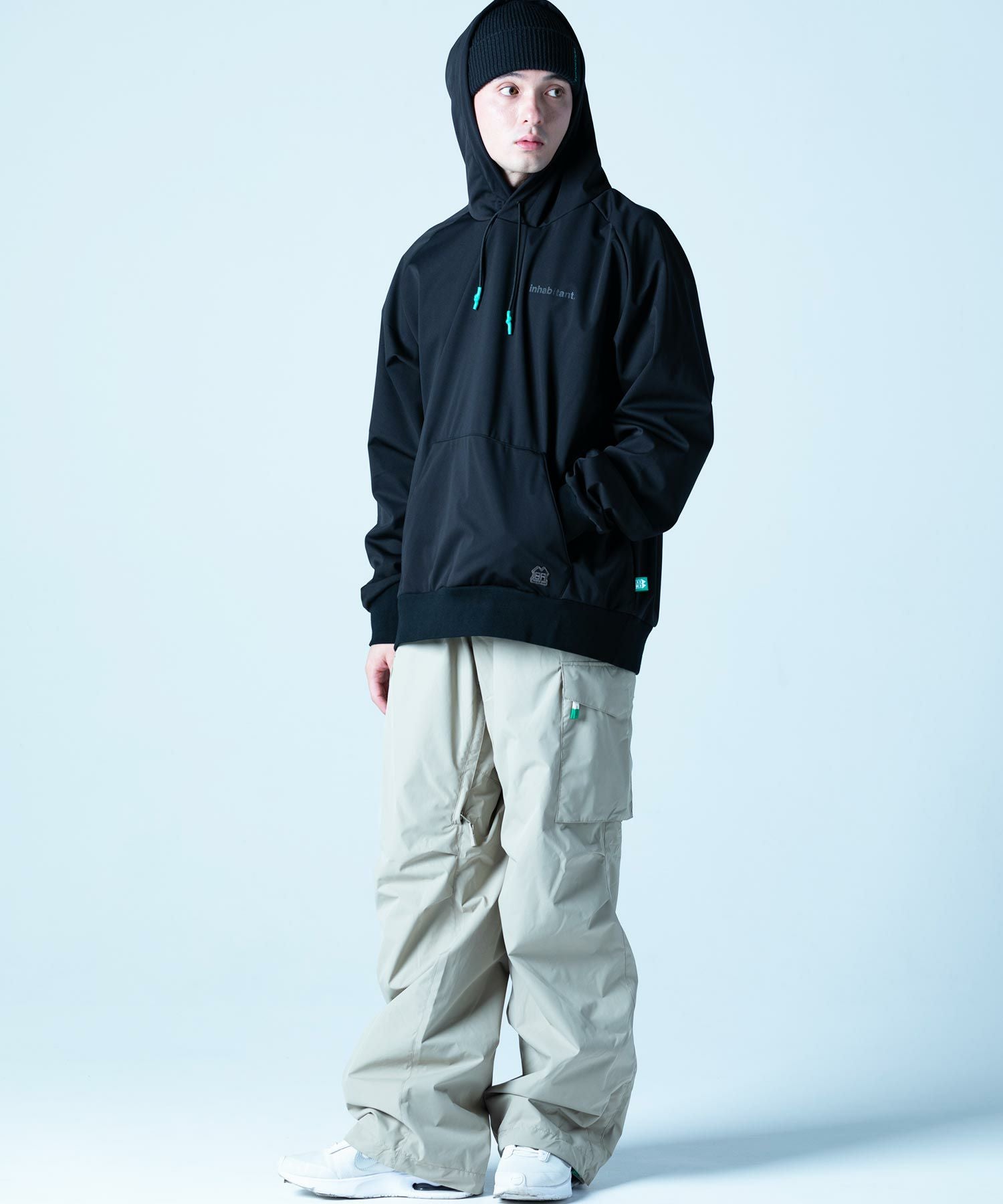 INHABITANT スノーボード ウェア パーカー インナー セット 美品 inhabitant(インハビタント)WATER-REPELLENT PULL PARKA/パーカー