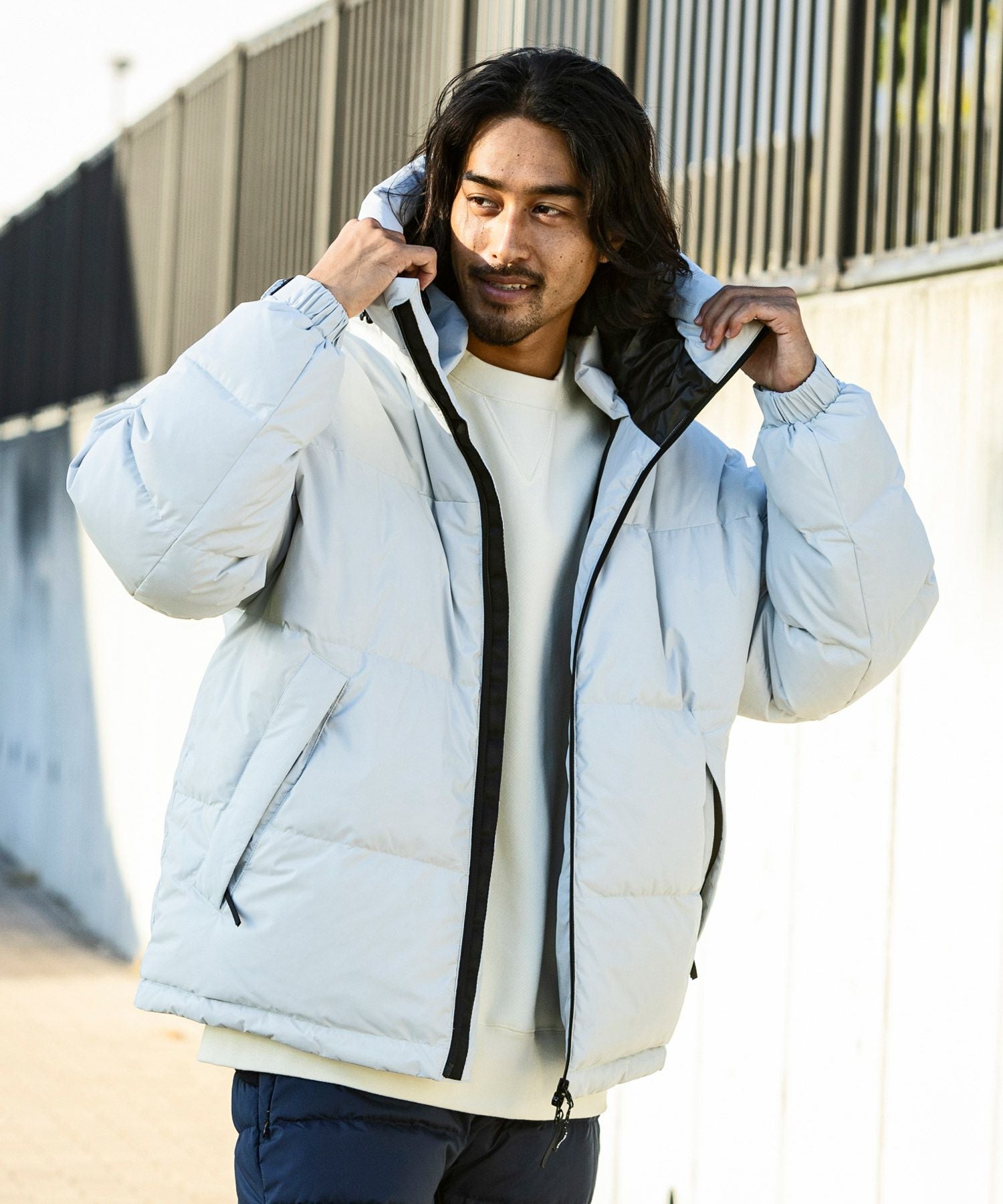 first down 00s down jacket キルティング 短丈 光沢 MENS】QUILTING DOWN JACKET キルティング ダウンジャケット