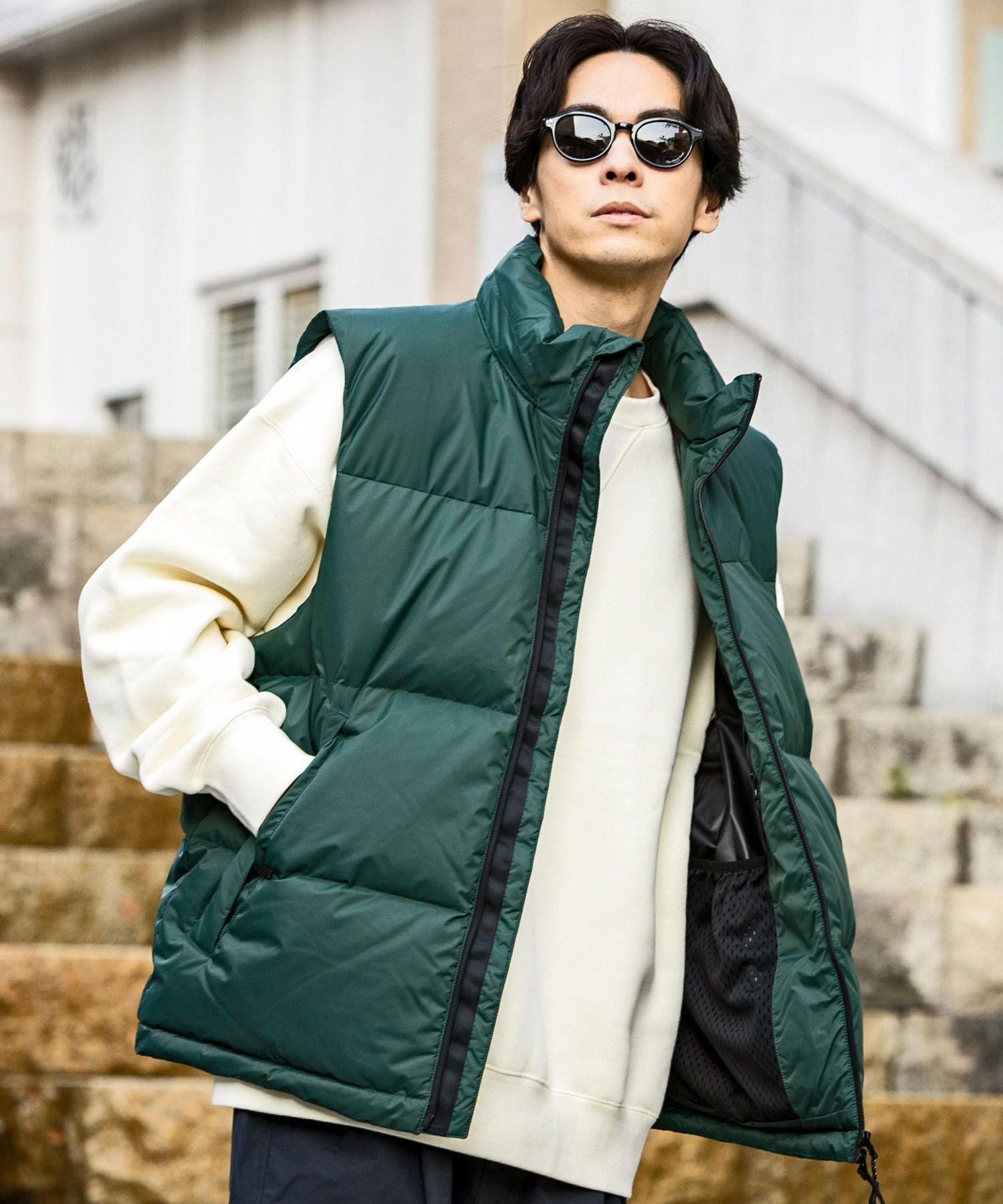 phenix(プラスフェニックス)QUILTING DOWN VEST キルティング ダウン