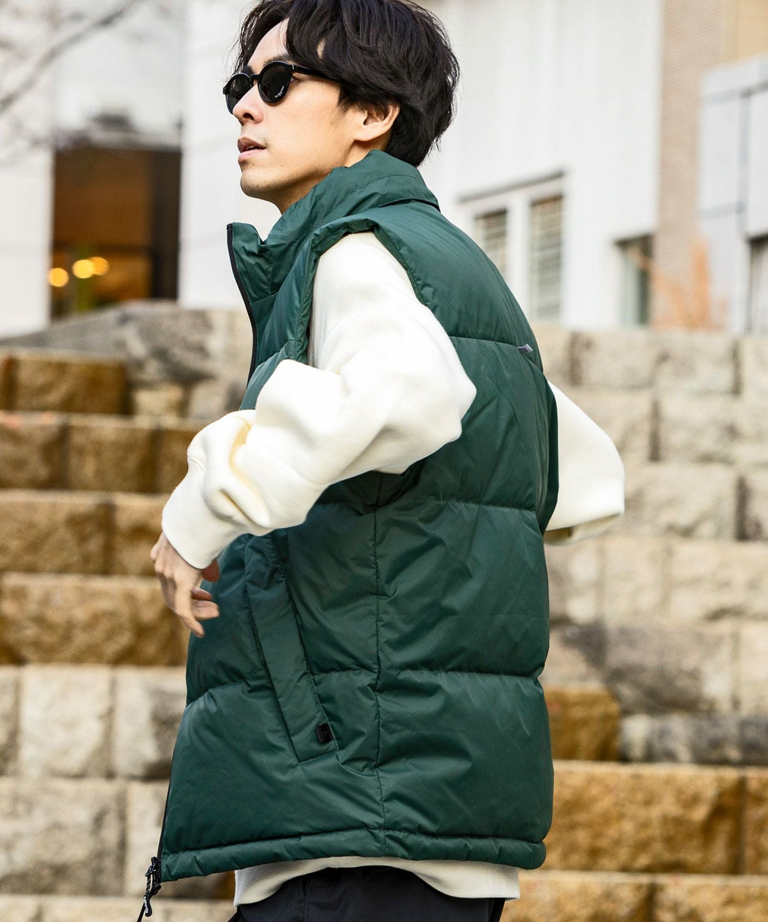 phenix(プラスフェニックス)QUILTING DOWN VEST キルティング ダウン