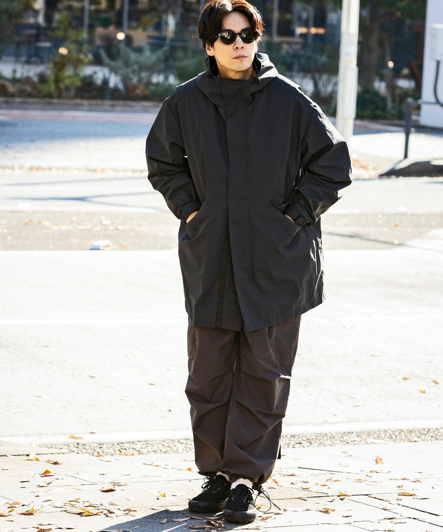 【美品】NIKE ダウンフィル モッズコート ブラック 脱着ファー L 最新モコモコダウン！☆Nike Sportswear Therma-FIT City Series (Nike