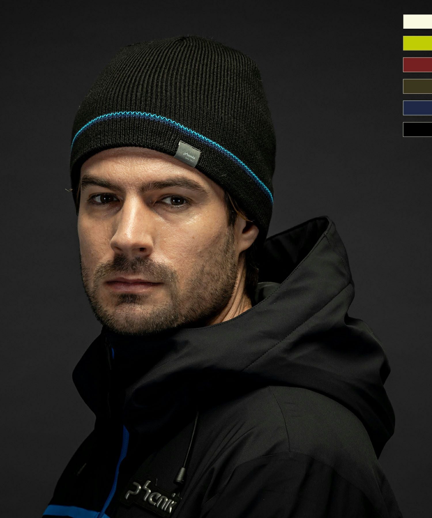 phenix(フェニックス)Double Line Beanie ダブルラインニットハット