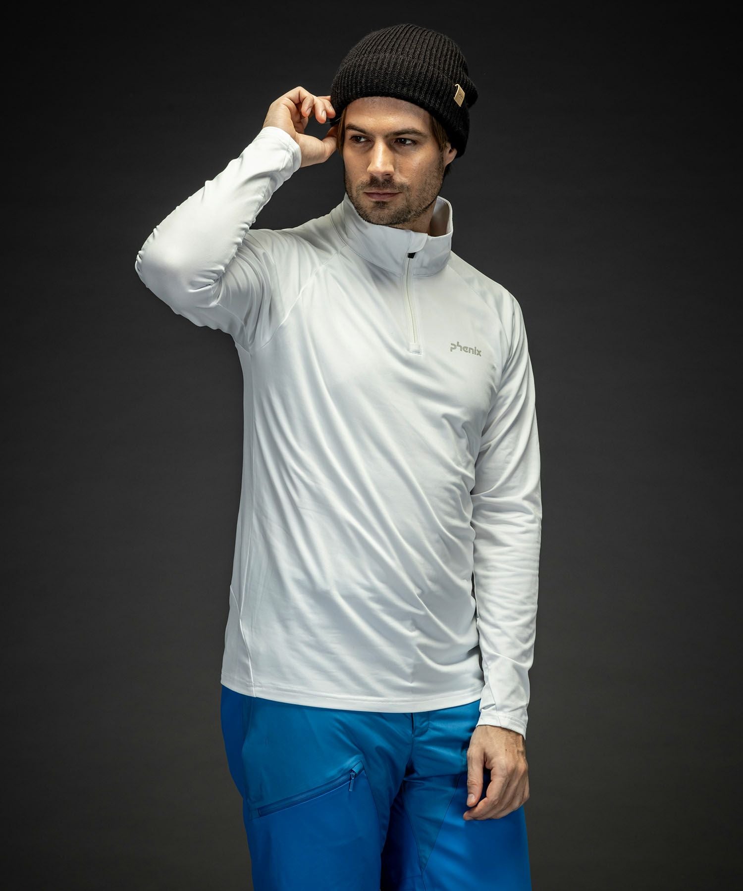 フェニックス phenix ミッドレイヤー JapanインナースキーOメンズ 白 phenix(フェニックス)Basic Inner フェニックスベーシックインナー