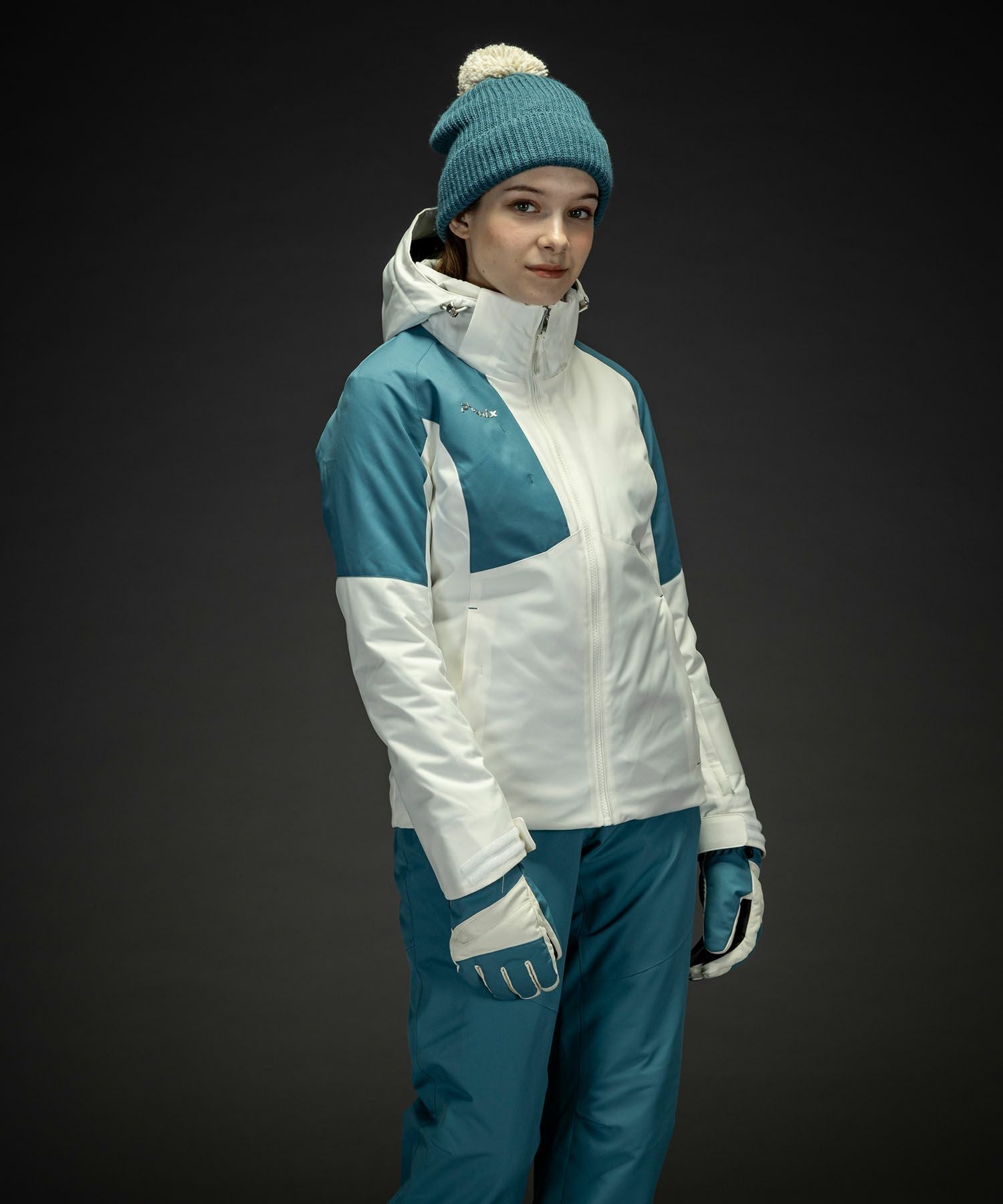 phenix(フェニックス)Asymmetry Bicolor Jacket アシンメトリーバイ