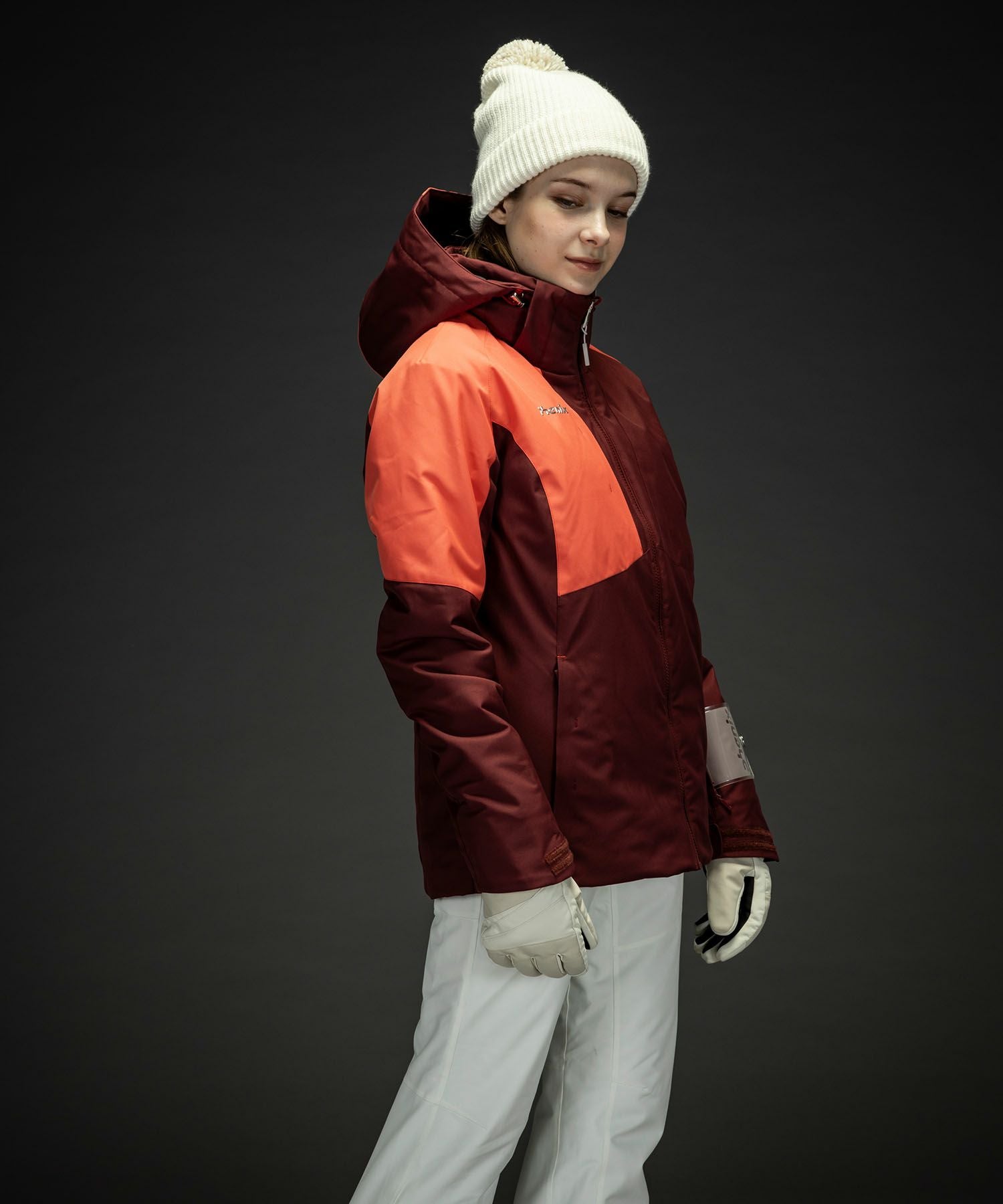 phenix(フェニックス)Asymmetry Bicolor Jacket アシンメトリーバイ