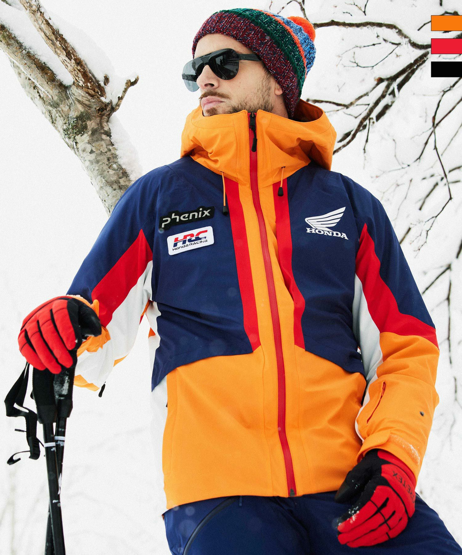 ホンダレーシング フリースジャンパー phenix(フェニックス)HONDA Racing Ski Jacket 4WAY ホンダレーシング