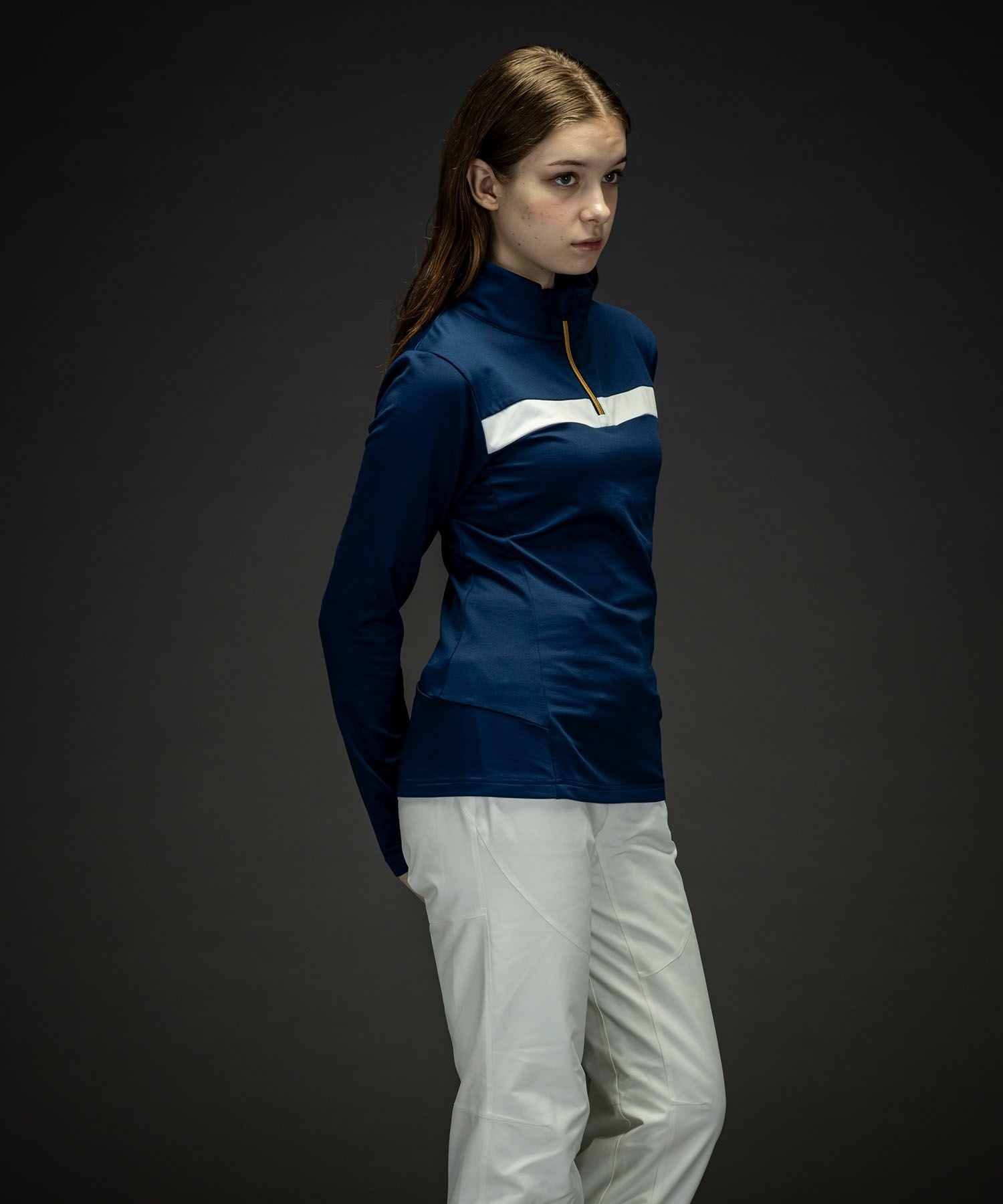 phenix(フェニックス)Gold Accent 1/2 Zip Tee ゴールドアクセントWs1