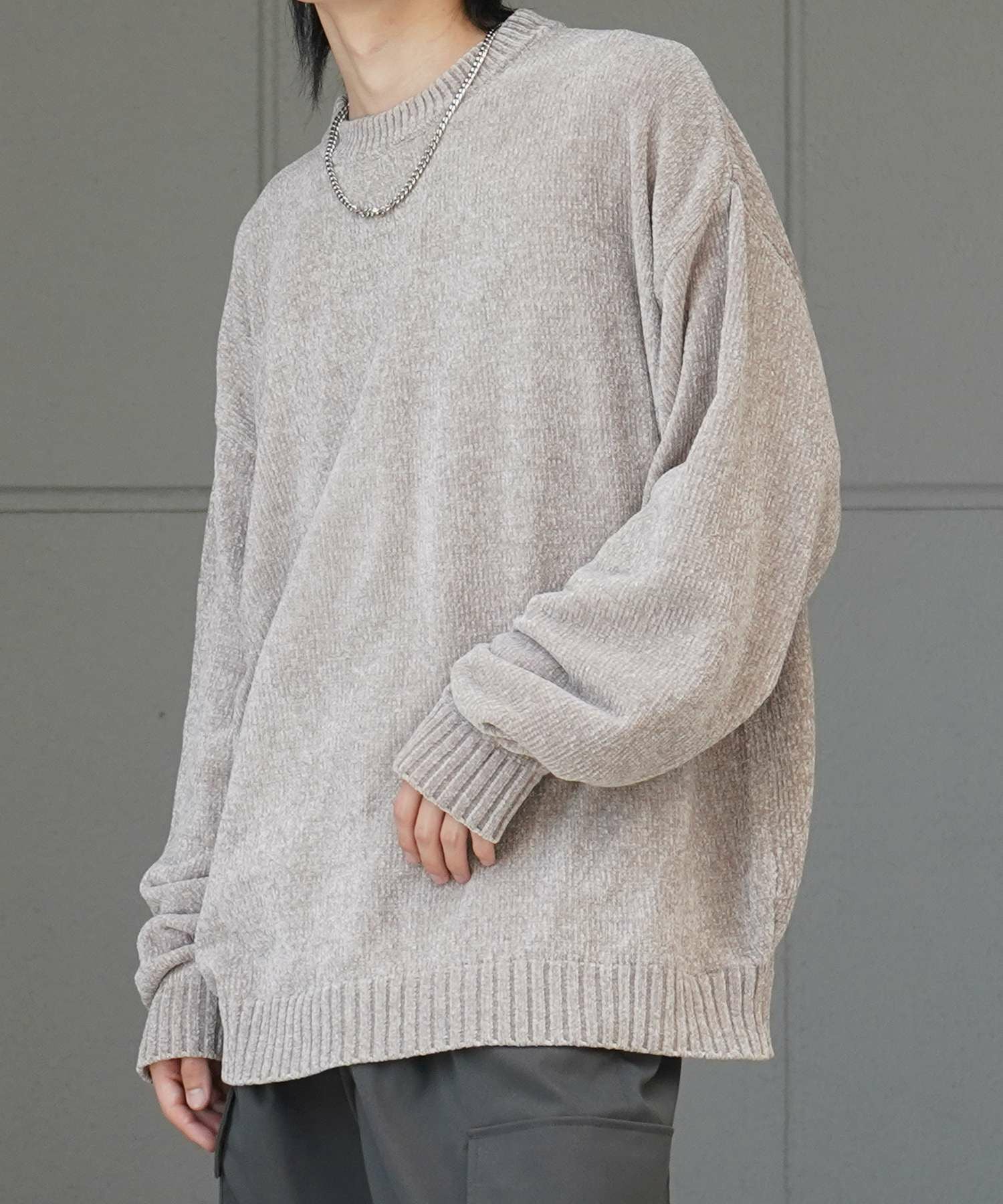 Confirm（コンファーム）ルーズシルエット クルーネック ナチュラル