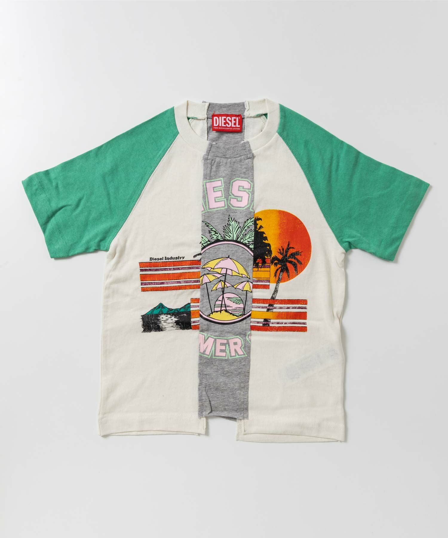 DIESEL tシャツ DIESEL(ディーゼル)Kids & Junior ブランドロゴグラフィック半袖T