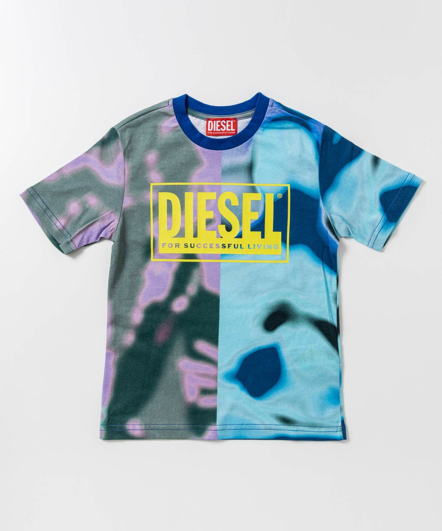 DIESEL(ディーゼル)Kids & Junior ブランドロゴカモ柄半袖シャツ
