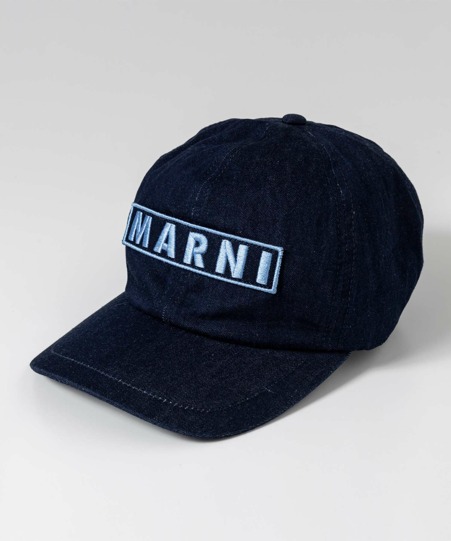マルニ　MARNI キャップ　ブランド　ロゴ MARNI（マルニ）Kids & Junior ブランドロゴデニムキャップ | SHIFFON