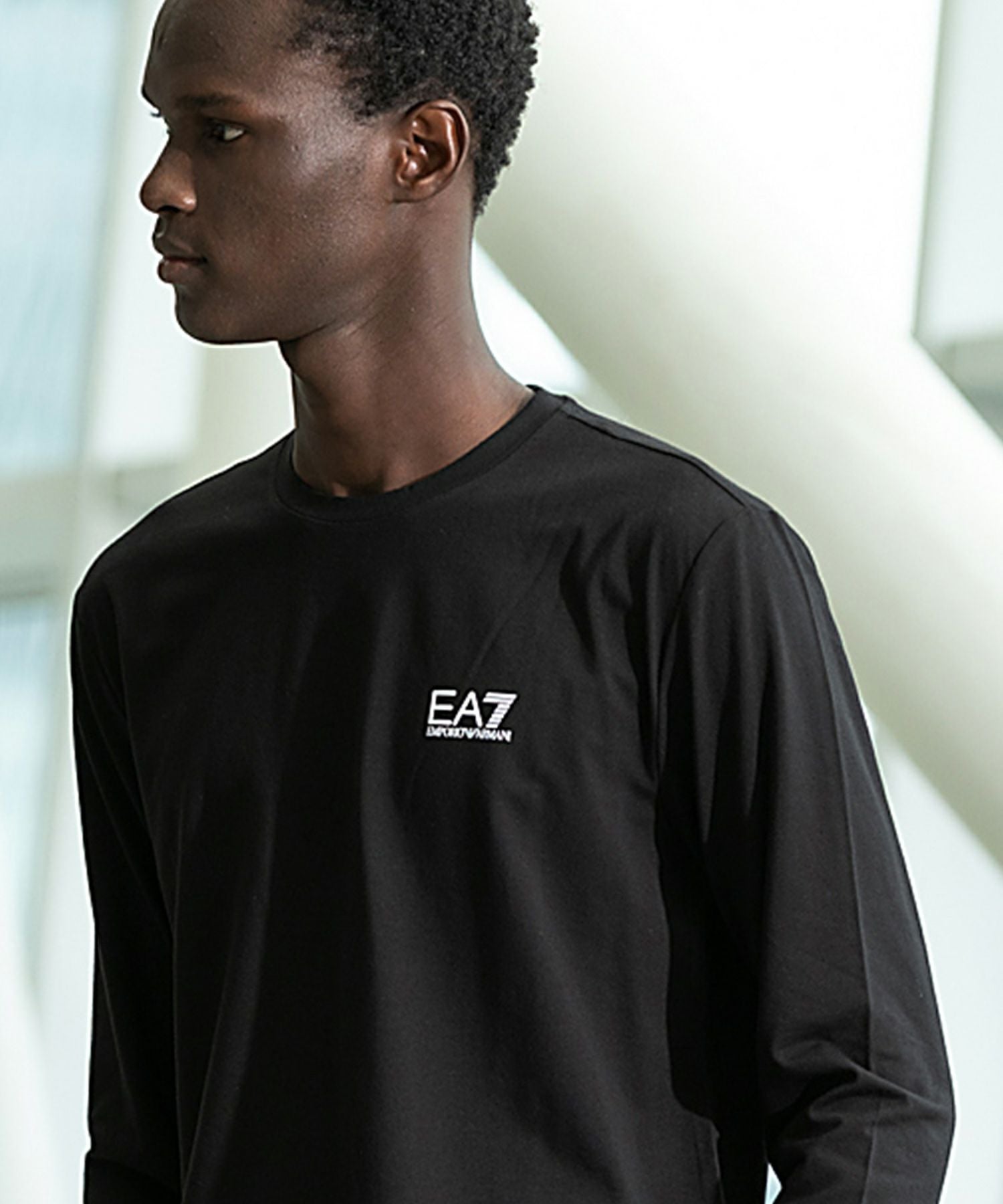EMPORIO ARMANI EA7(イーエーセブン)ロングTシャツ/長袖/ロゴ/クルー