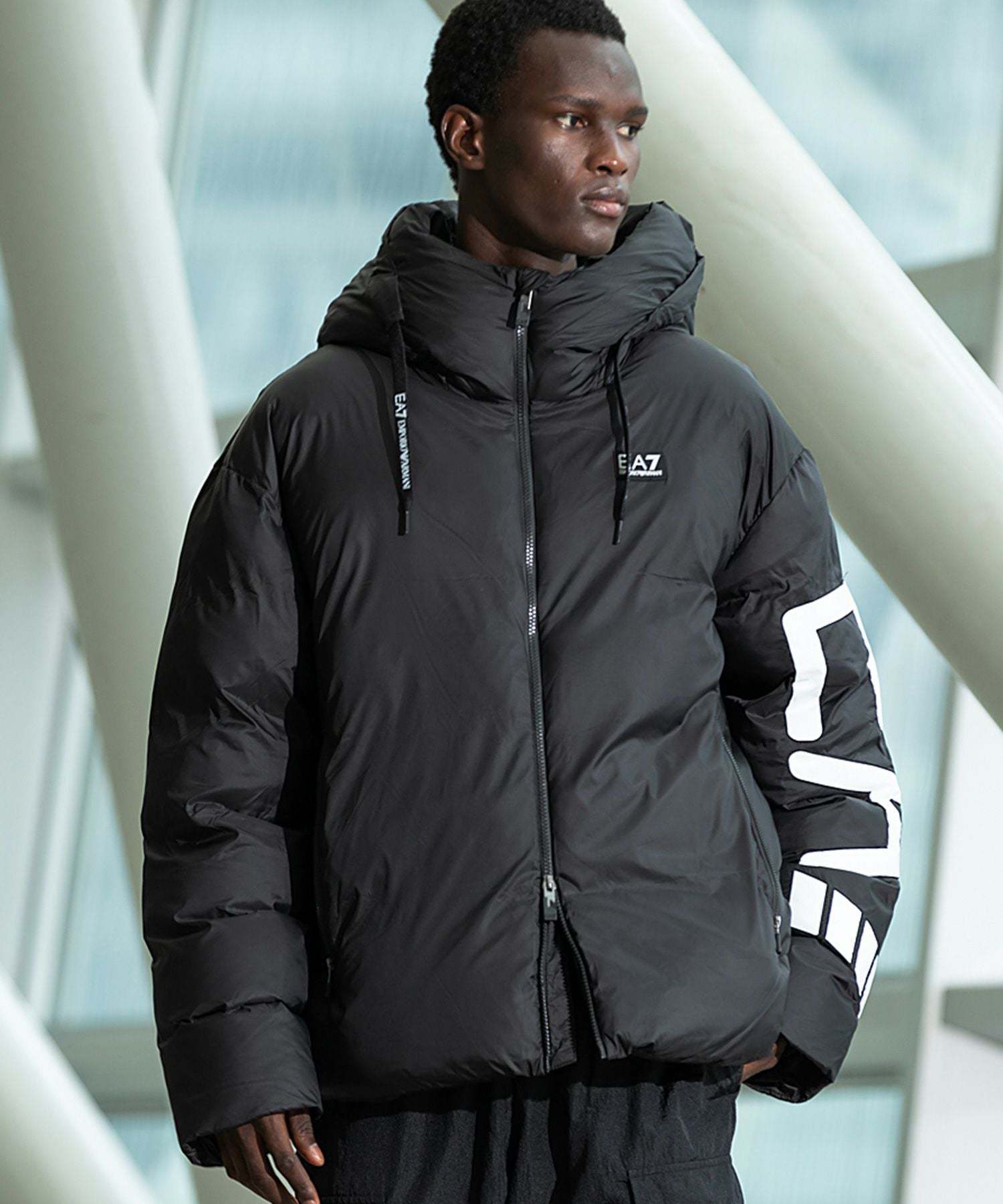 【美品】エンポリオアルマーニ EA7 マルチ中綿 ジャケット ブランド アウター アウトレット】EA7 EMPORIO ARMANI エンポリオアルマーニ 中綿入り