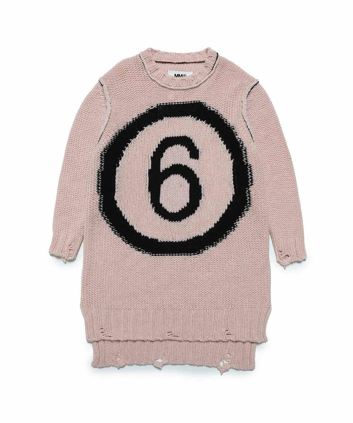 MM6 Maison Margiela メゾンマルジェラ　ロゴニット MM6 ニット セーター 入学式 キッズ 子供服 男の子 女の子 : ZOZOTOWN