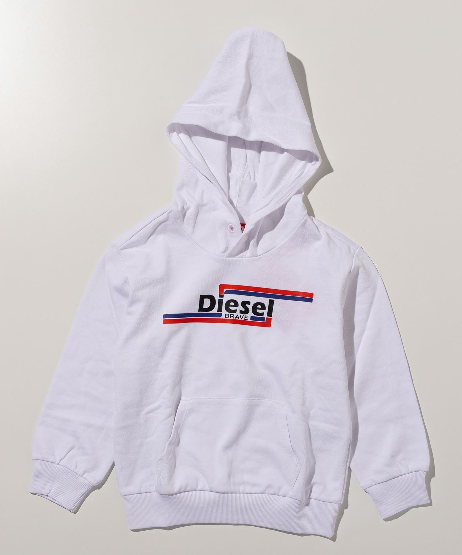 DIESEL(ディーゼル)Kids & Junior ブランドロゴフーディーパーカープル