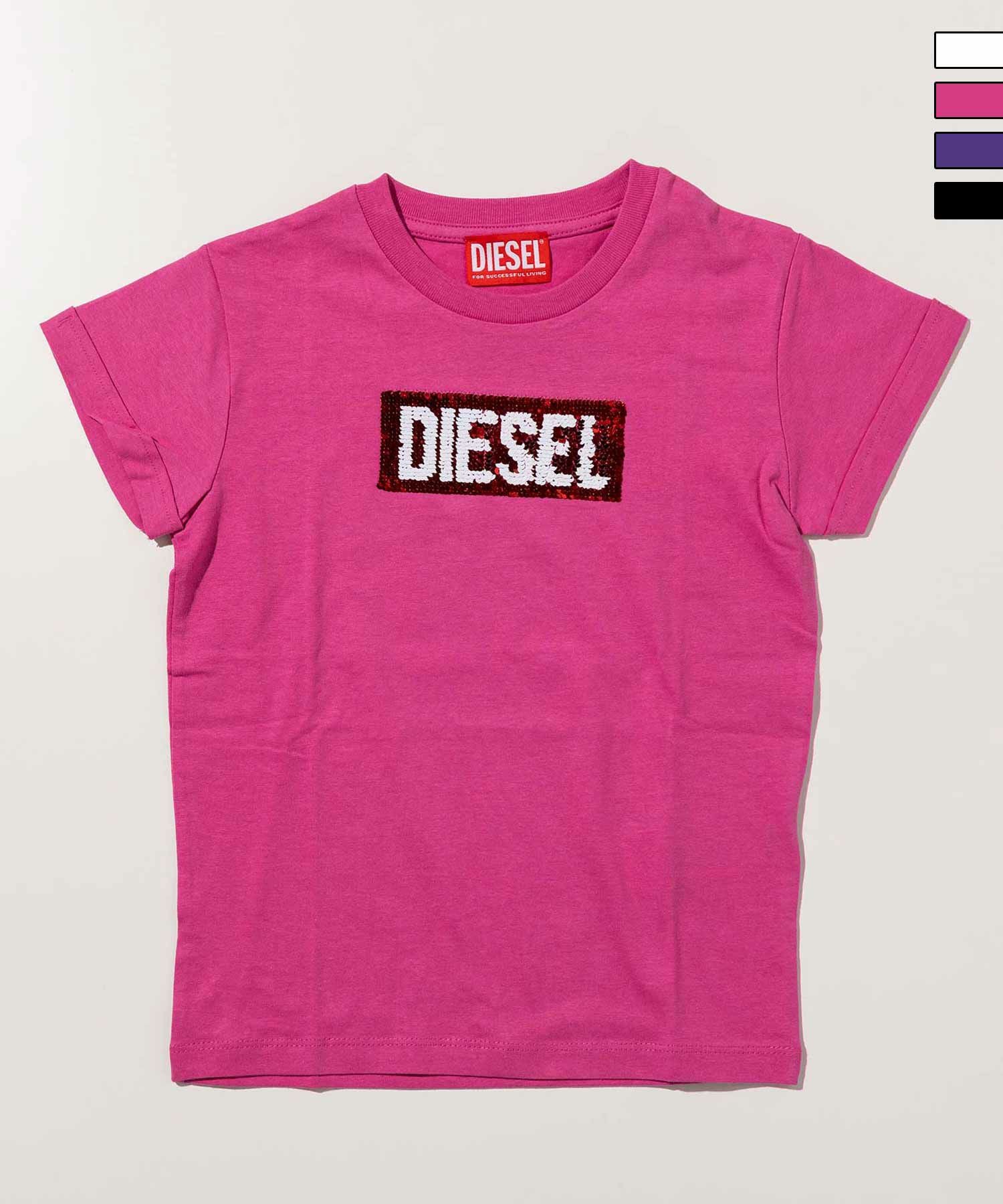 DIESEL(ディーゼル)Kids & Junior ブランドロゴ半袖Tシャツカットソー