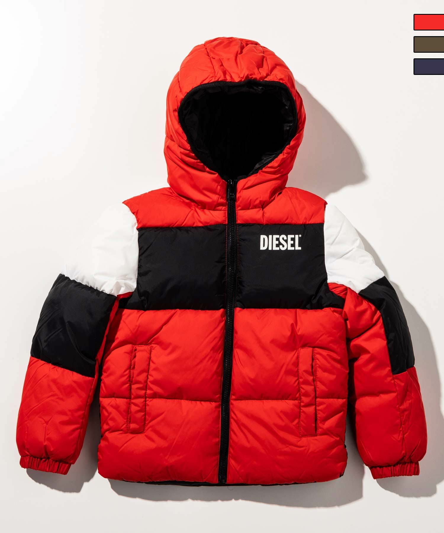 ディーゼルスポーツ　中綿ジャケット　サイズL DIESEL ディーゼル 切り替え フルジップ スタンド 中綿 ジャケット