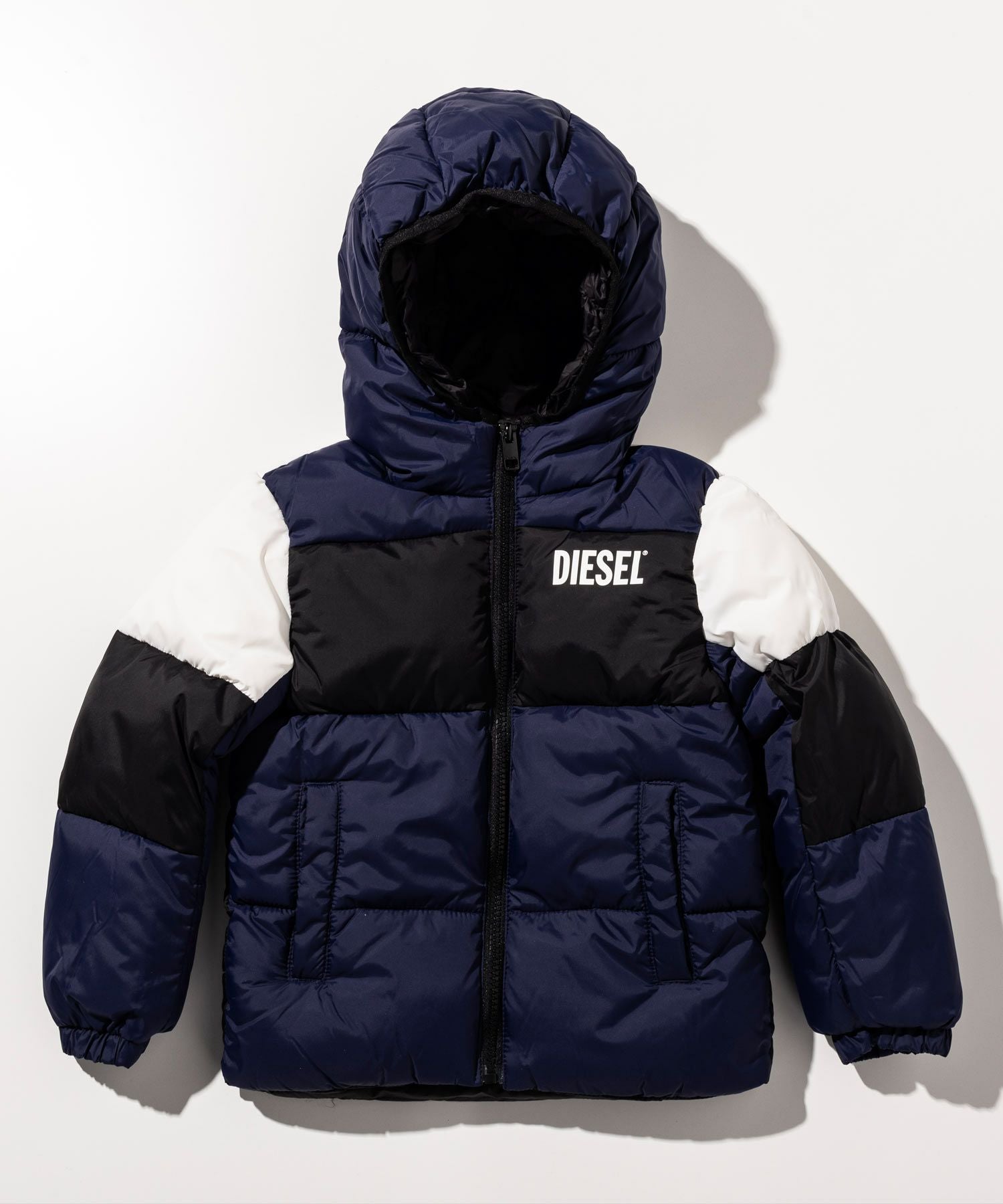 DIESEL（ディーゼル）Kids & Junior ブランドロゴ中綿ジャケットコート