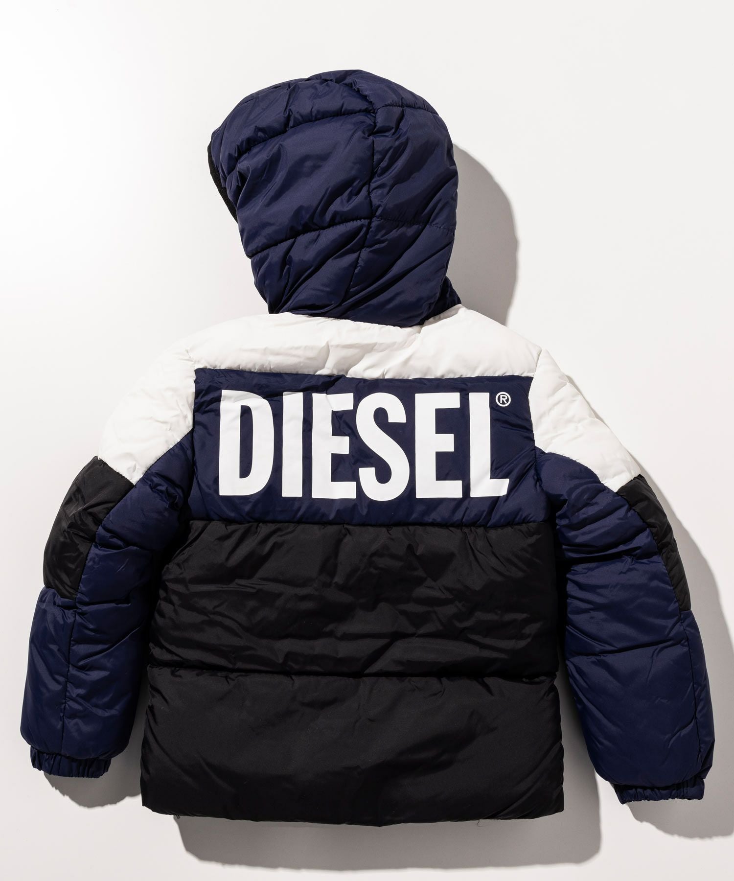 DIESEL（ディーゼル）Kids & Junior ブランドロゴ中綿ジャケットコート